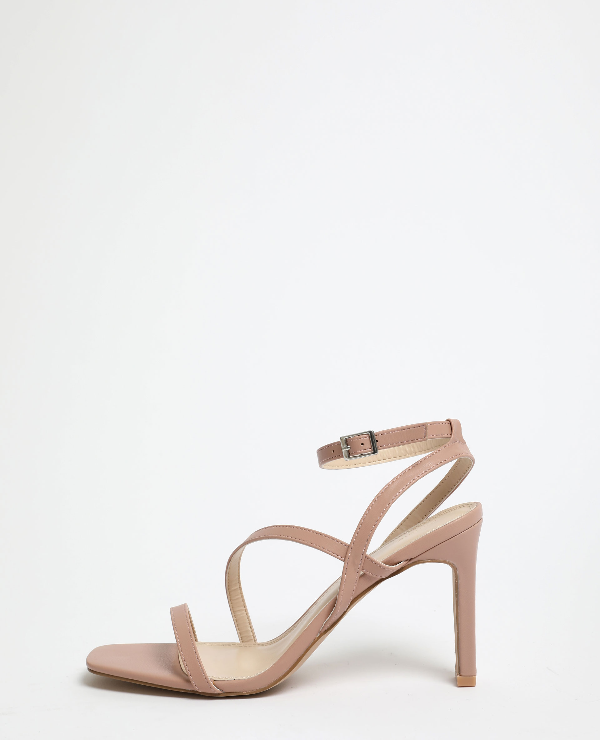 sandale a talon rose pale
