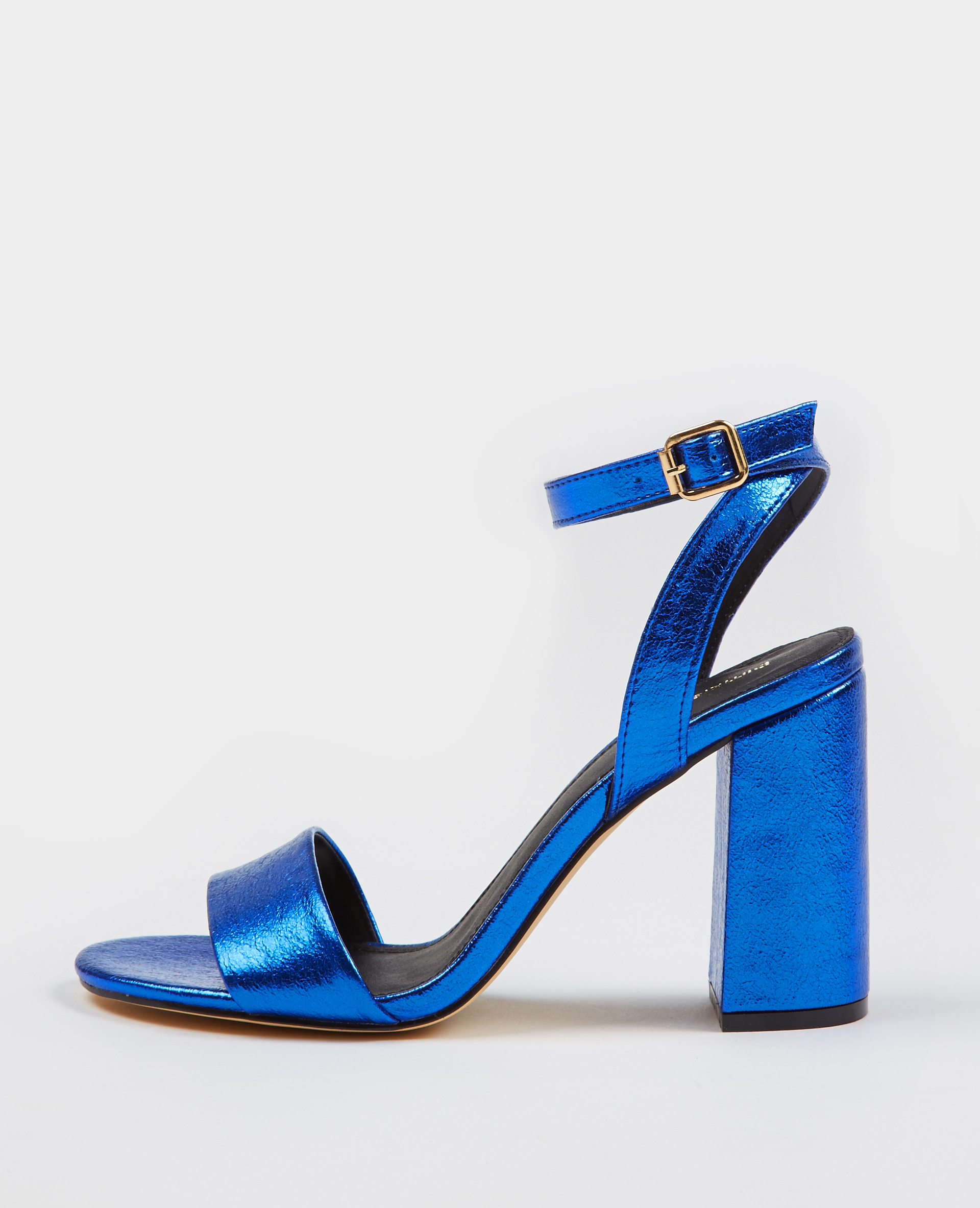 sandales a talons bleu