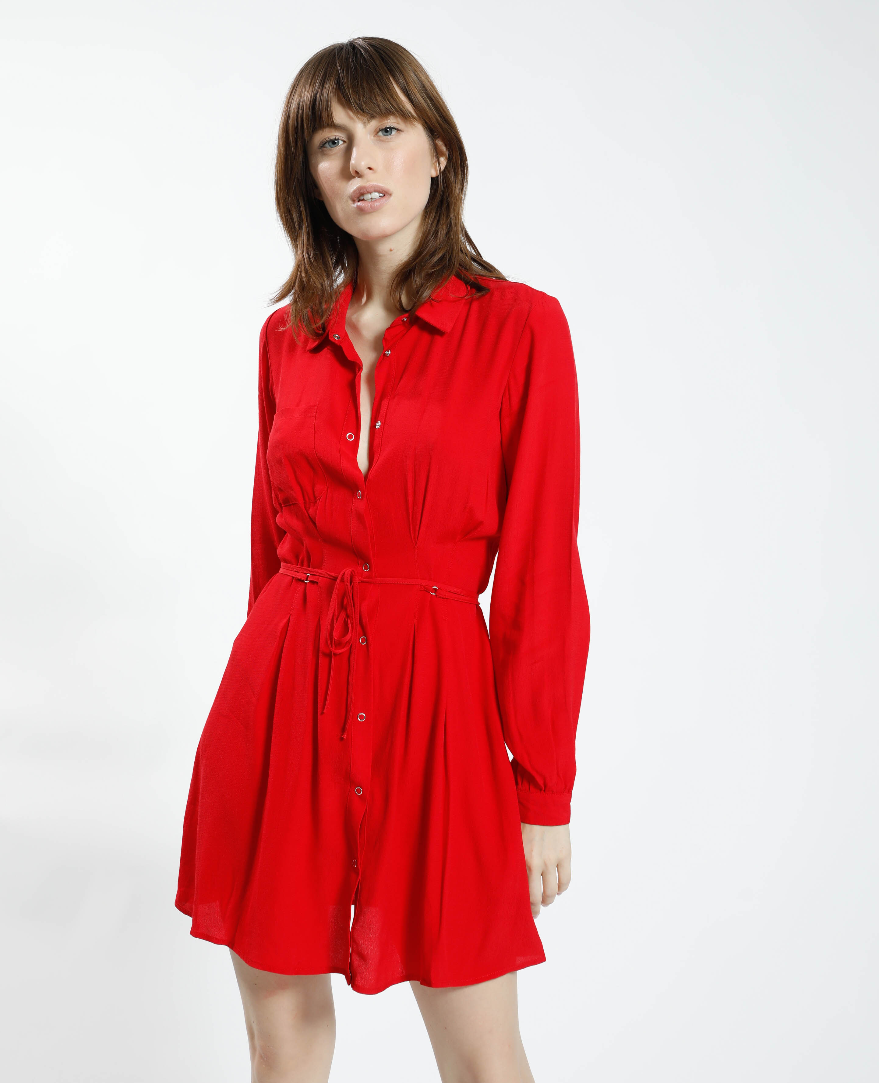 Robe chemise nouer
