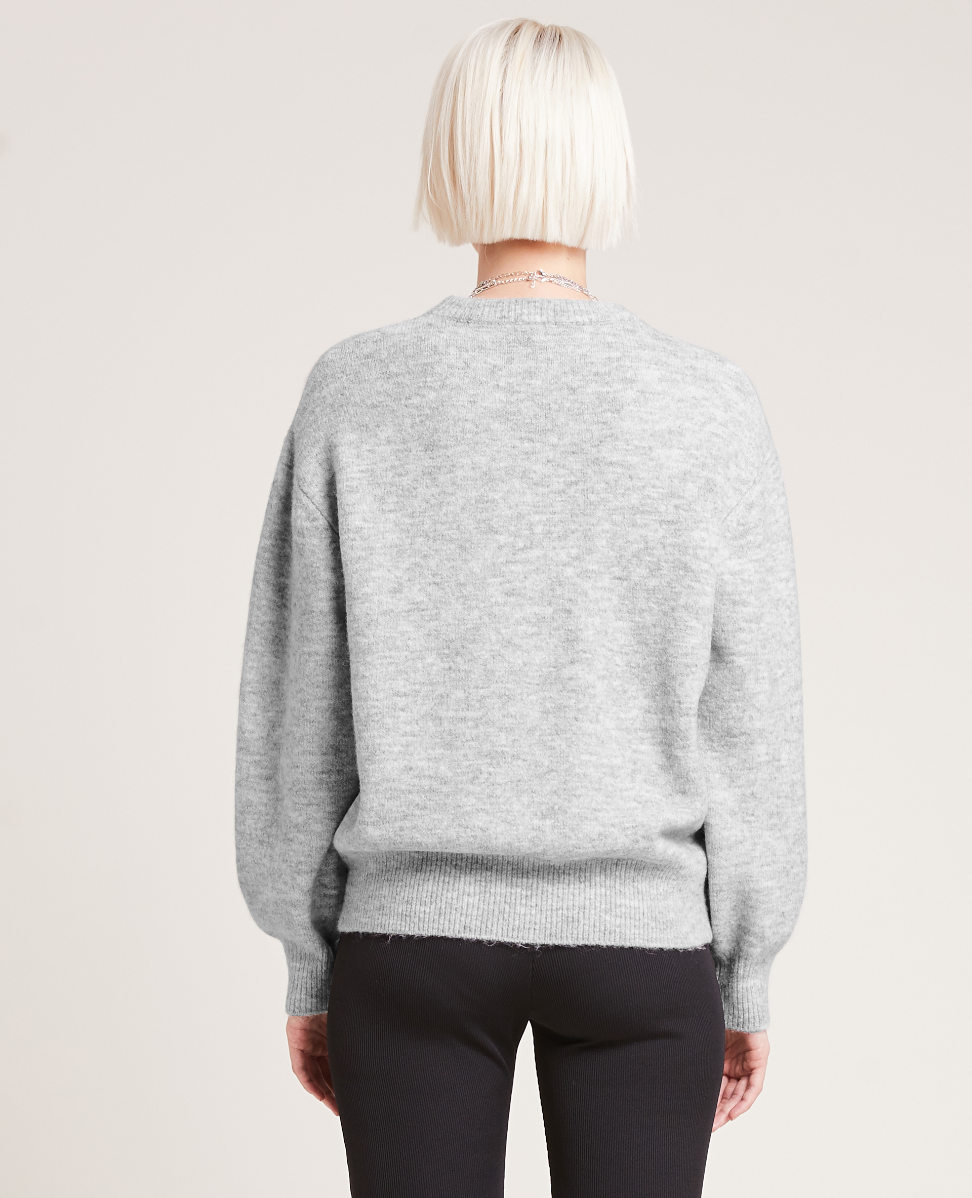 Pull en maille gris chiné - Pimkie