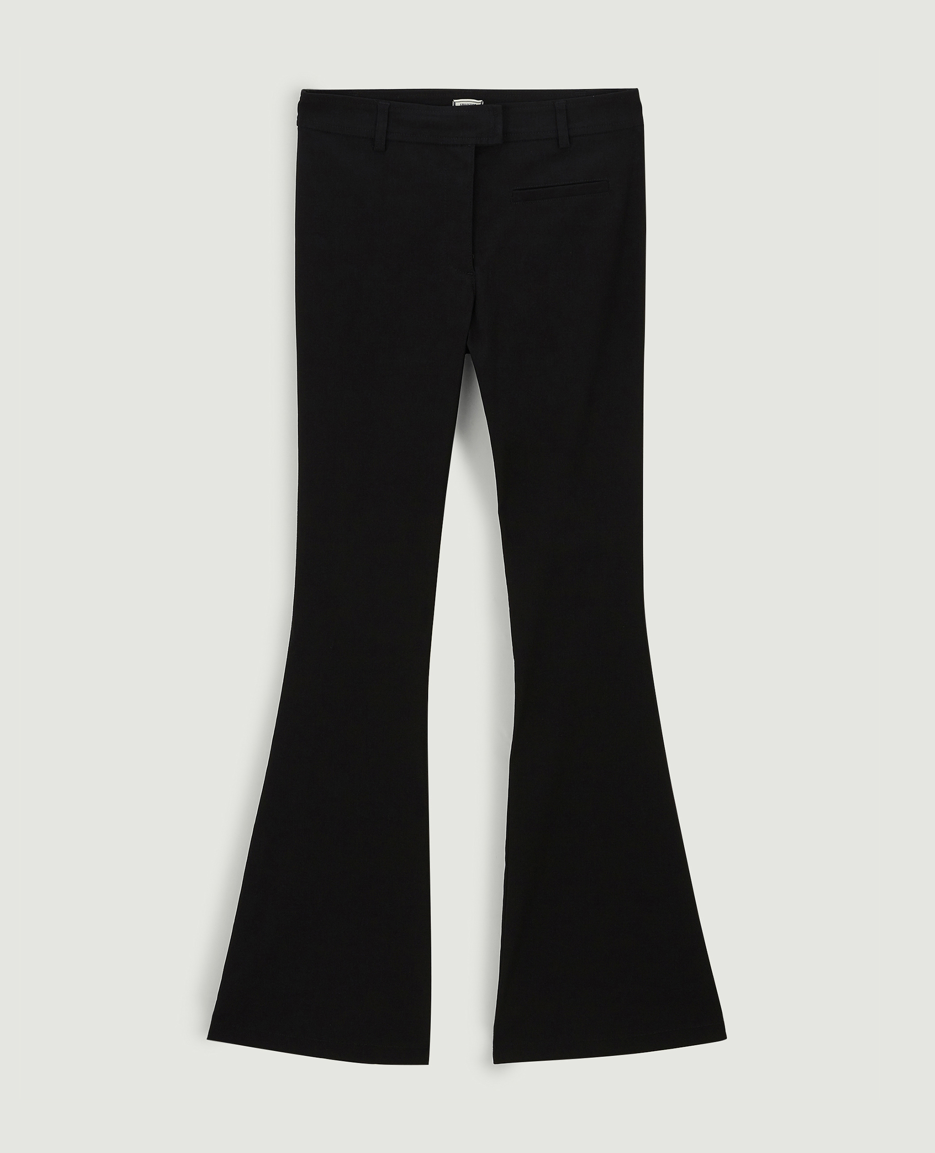 Pantalon flare taille haute noir - Pimkie