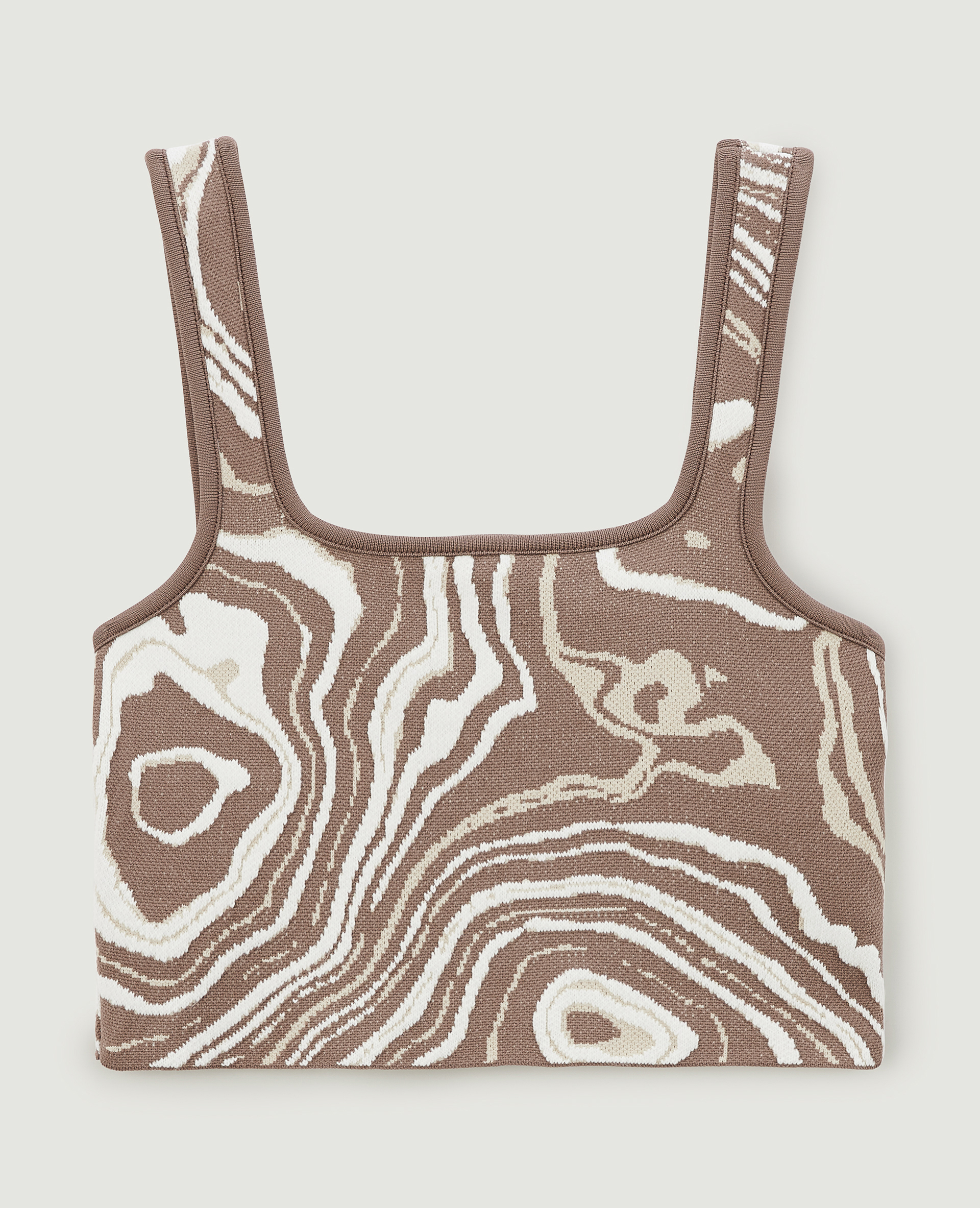 Brassière en maille tricot beige - Pimkie