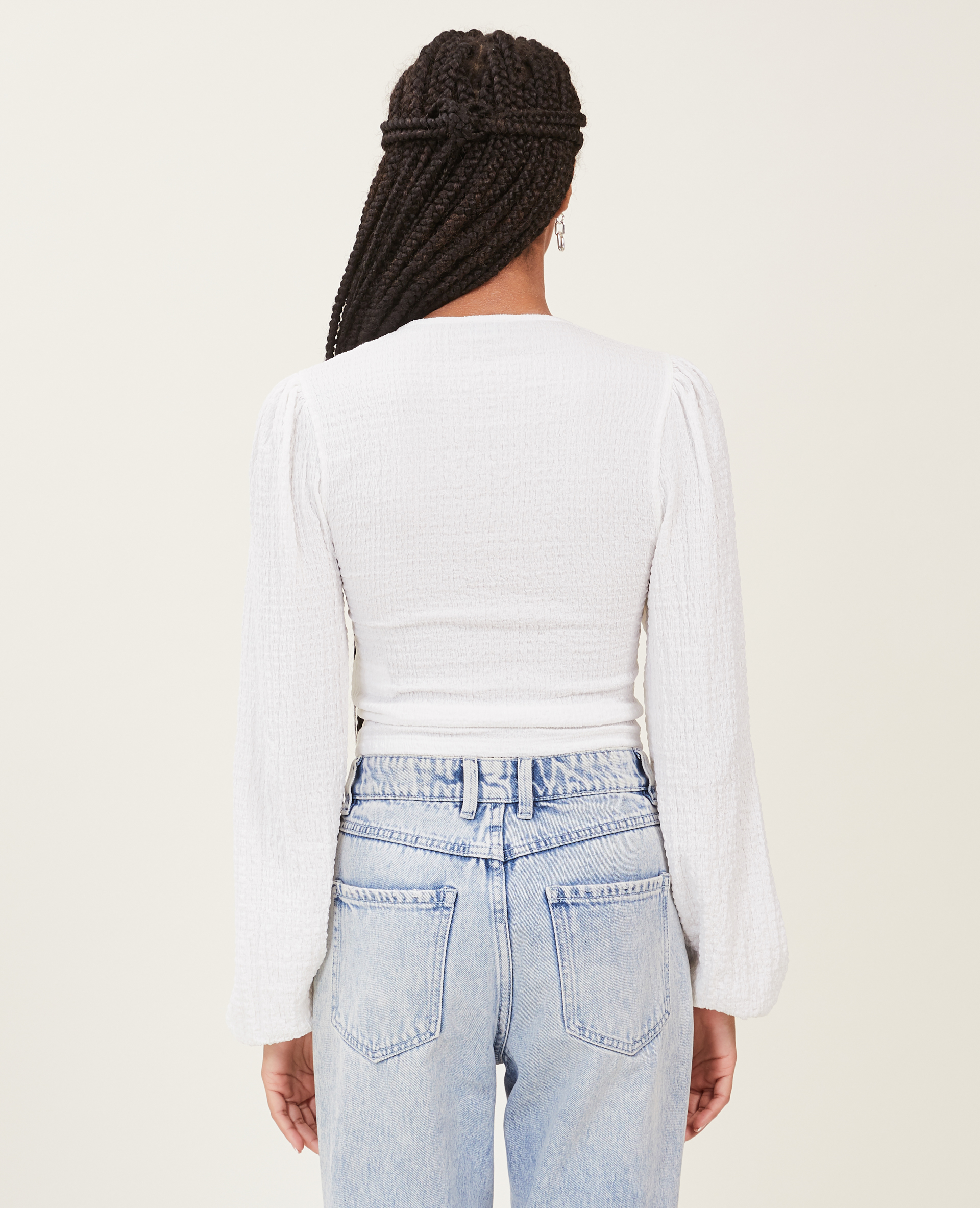 Top manches ballons blanc - Pimkie