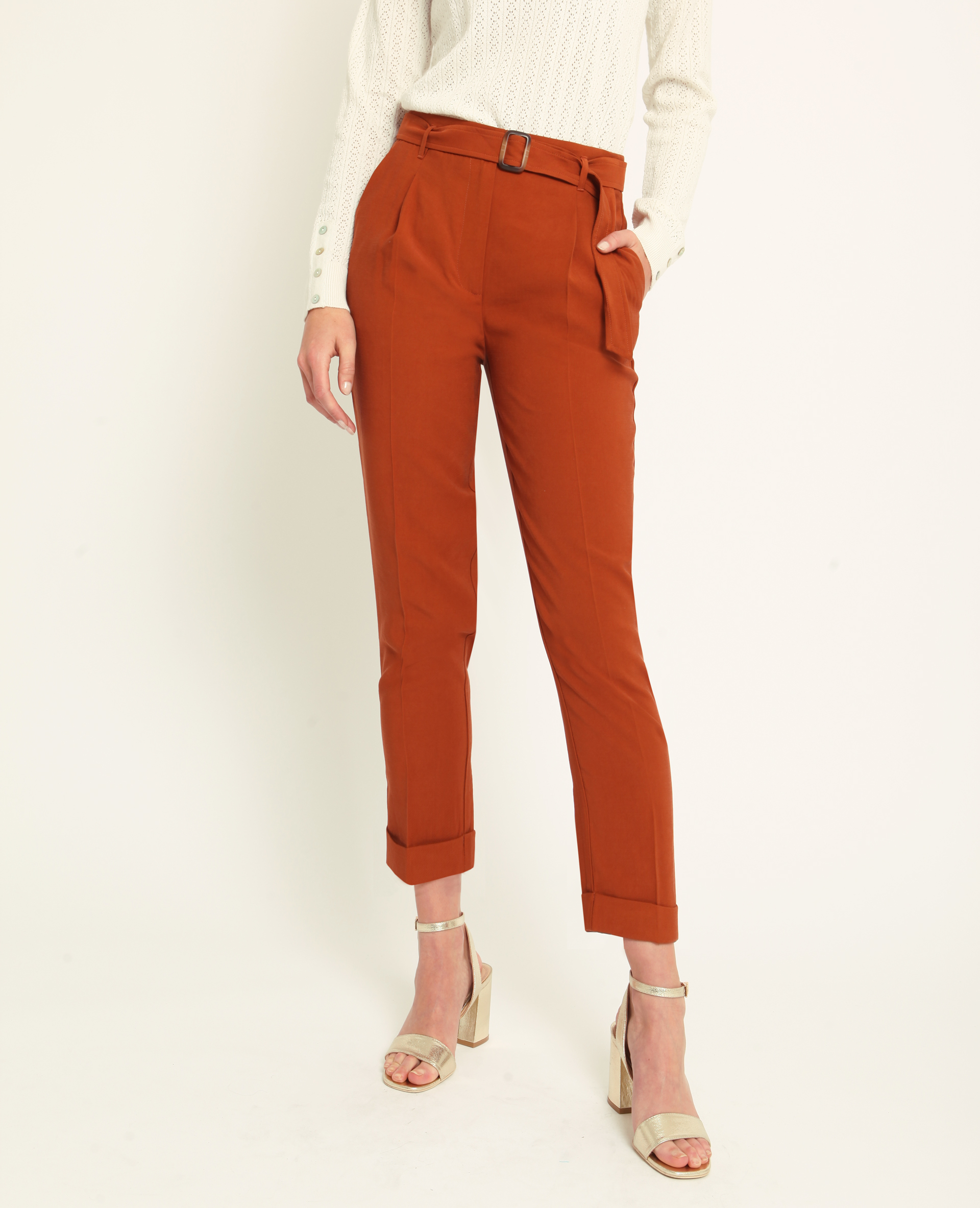 Pantalon rouille femme 2025