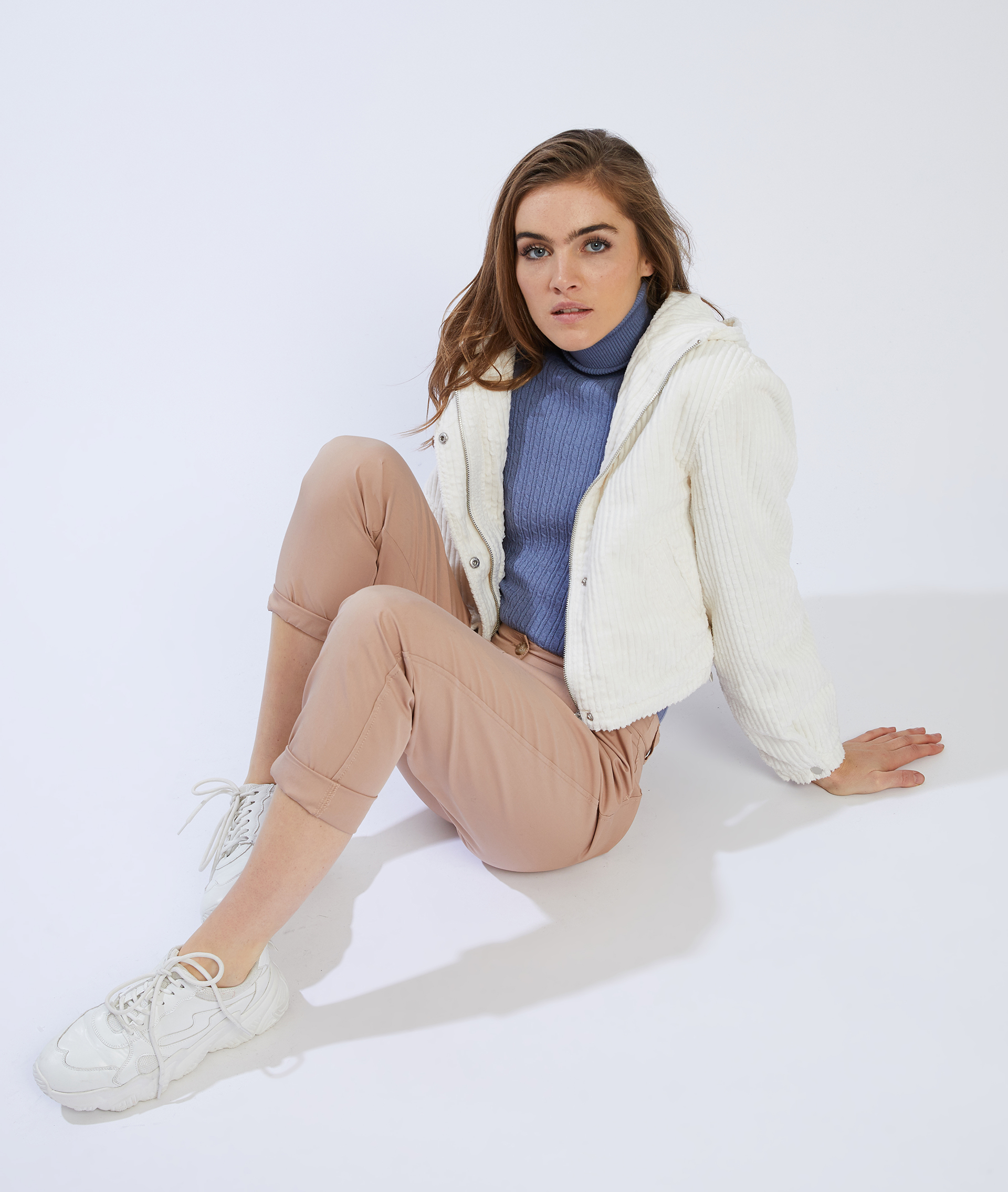 Blouson velours blanc - Pimkie