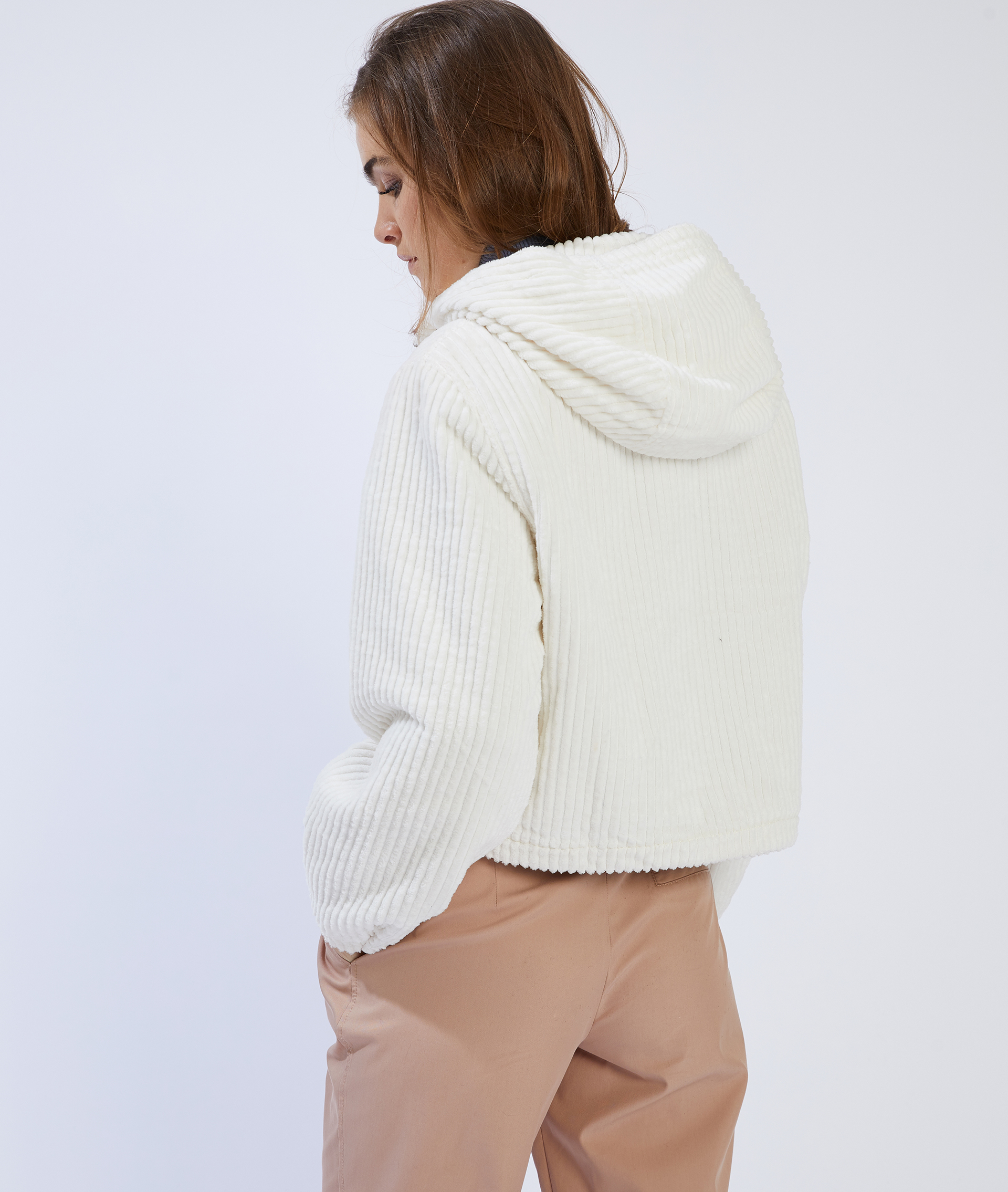 Blouson velours blanc - Pimkie
