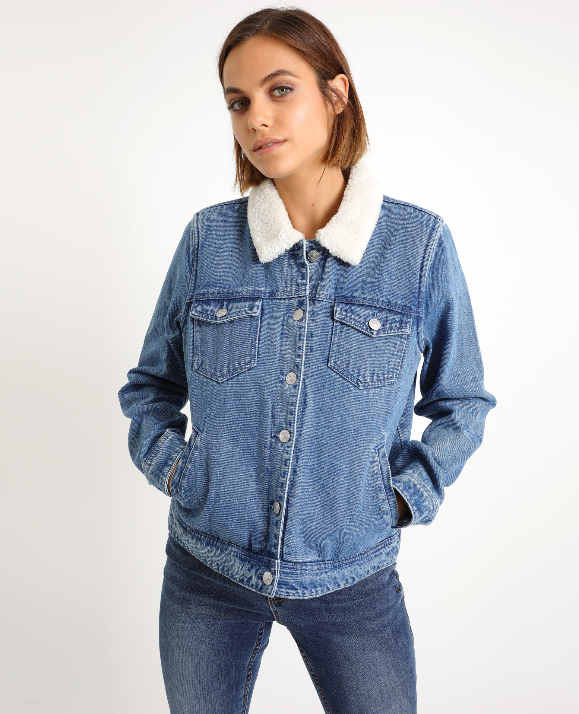 Veste en jean doubl e