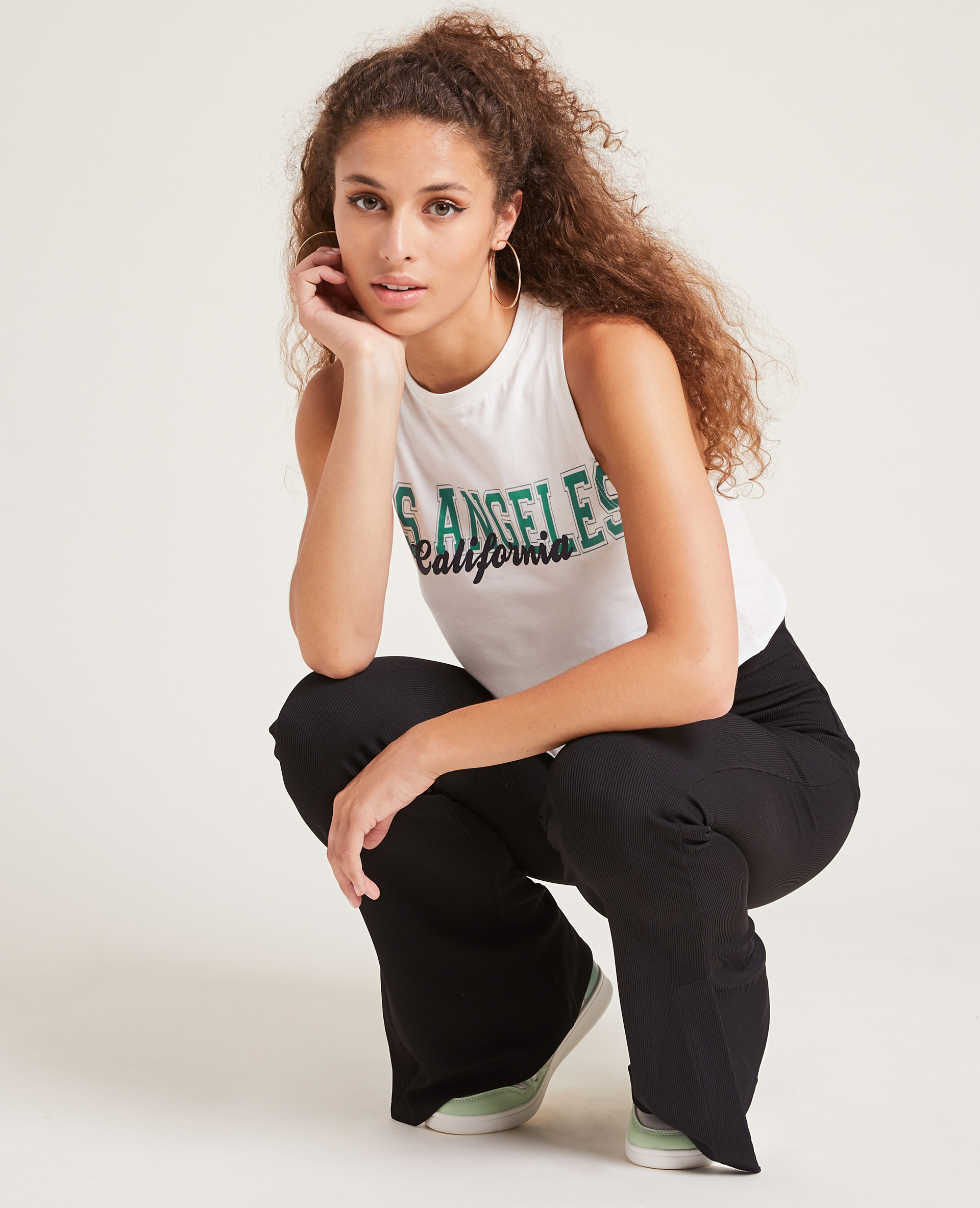 Cropped top blanc - Pimkie