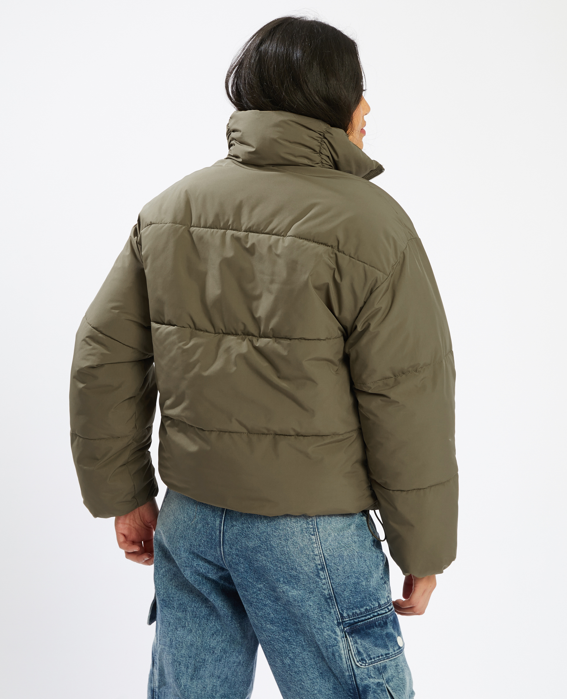Doudoune 100% polyester recyclé vert kaki - Pimkie