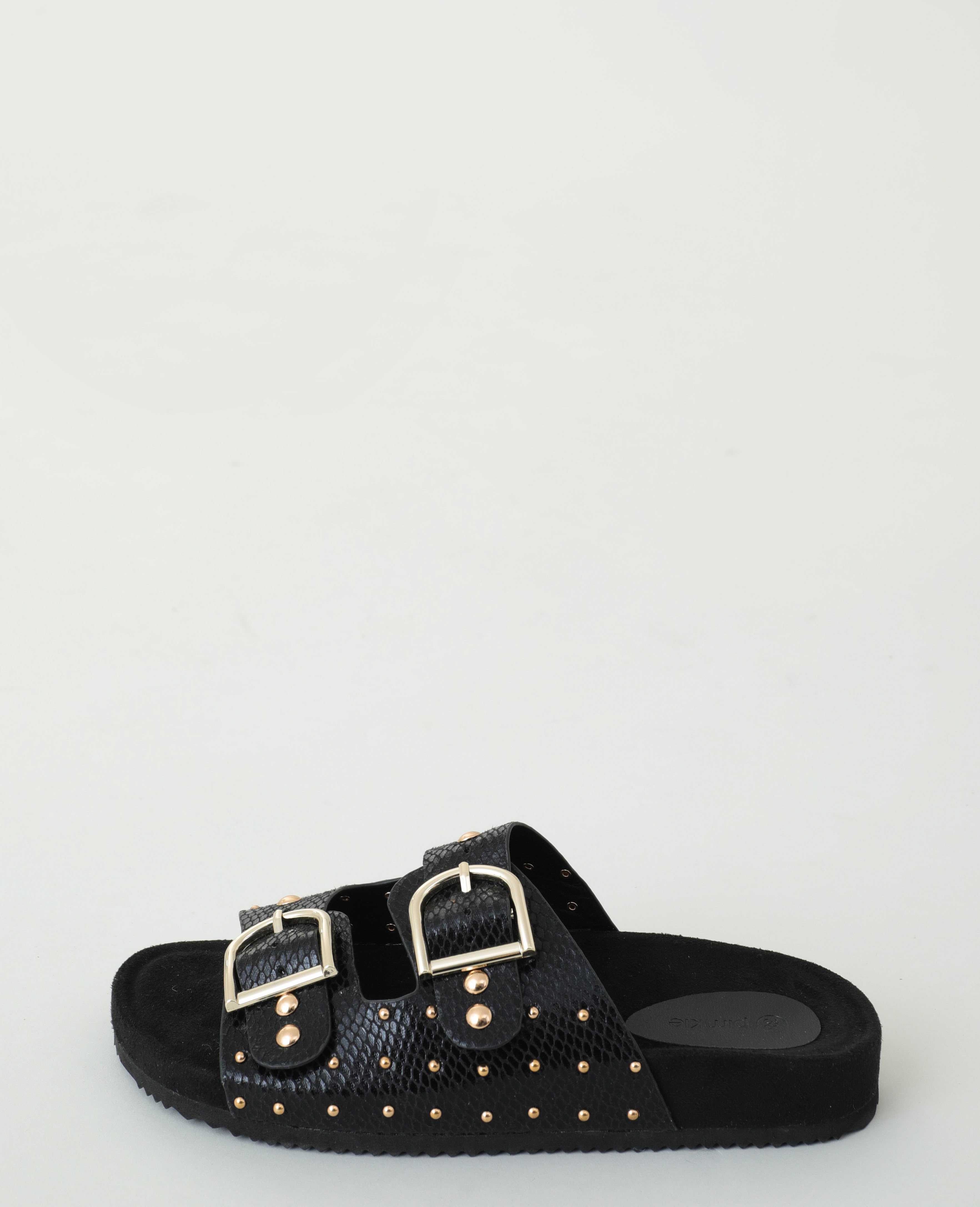 Mules sales noires cloutées