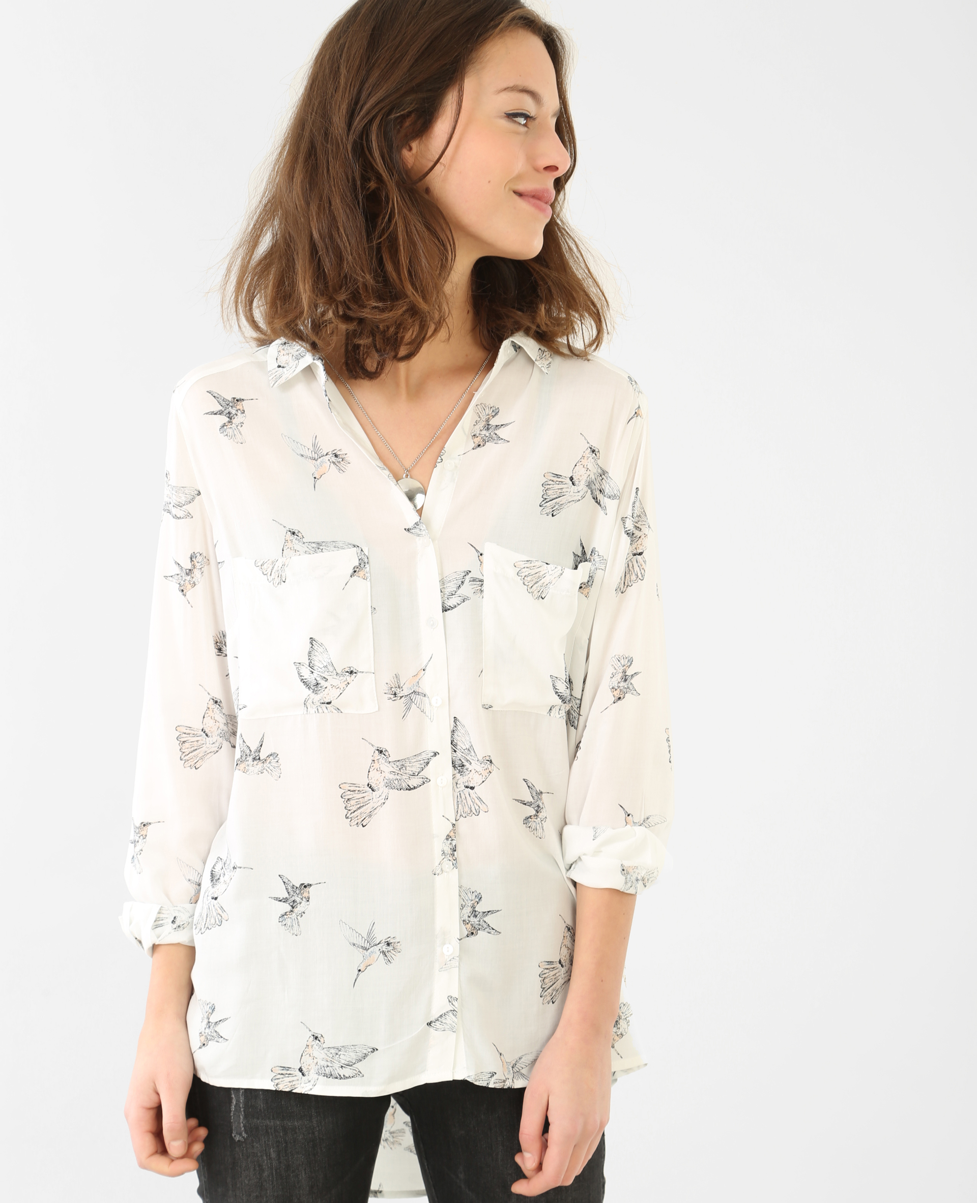 Chemise best sale femme fluide