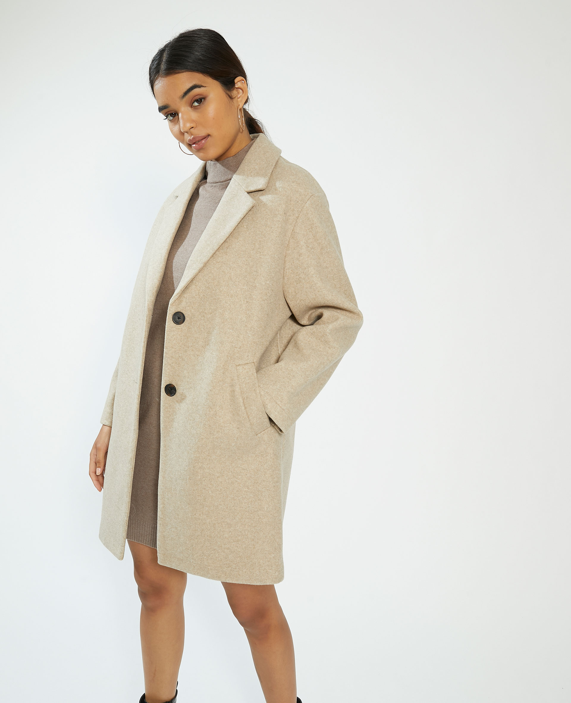 Manteaux long sale beige