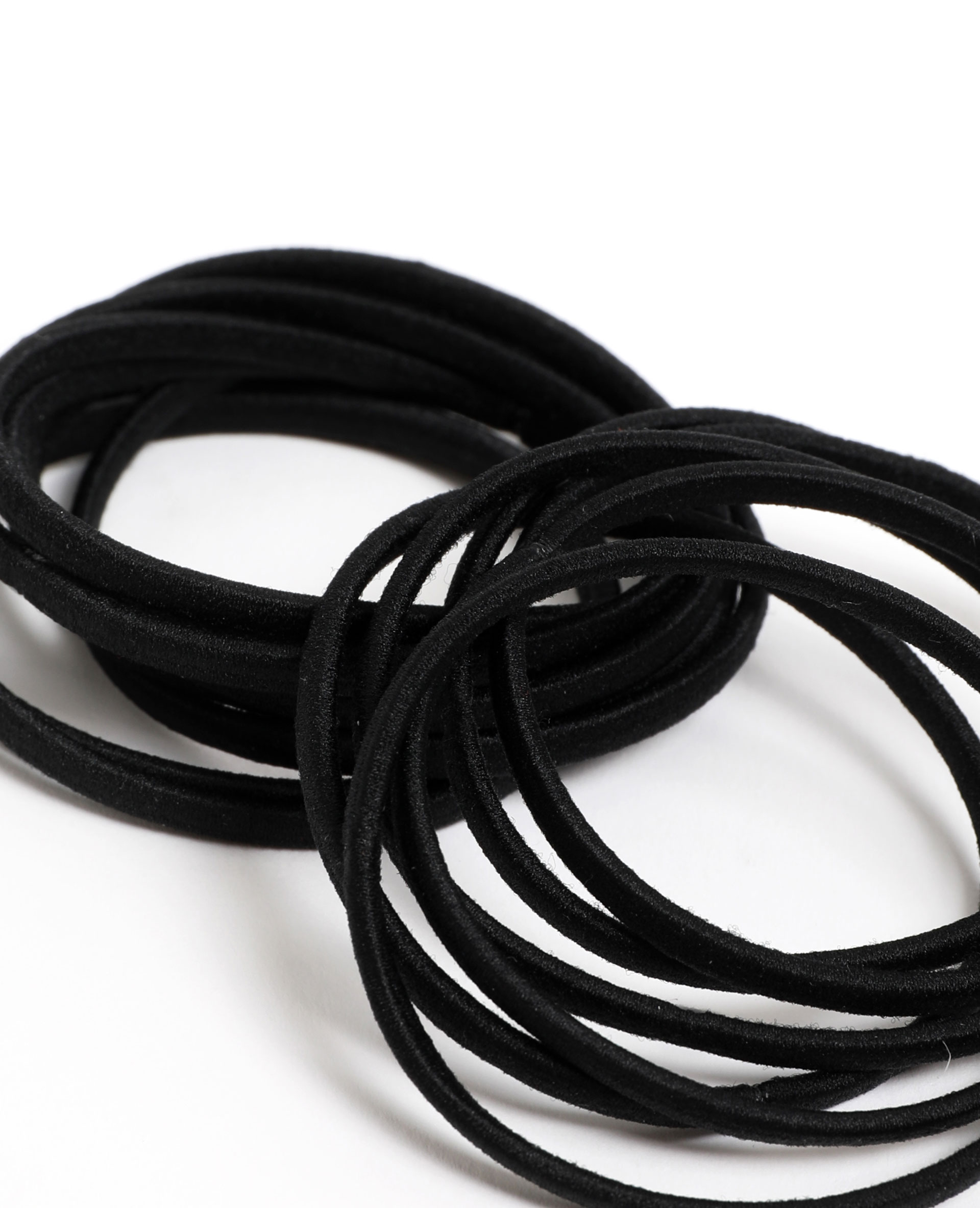 Lot d'élastiques pour cheveux noir - 917380899a08 | pimkie