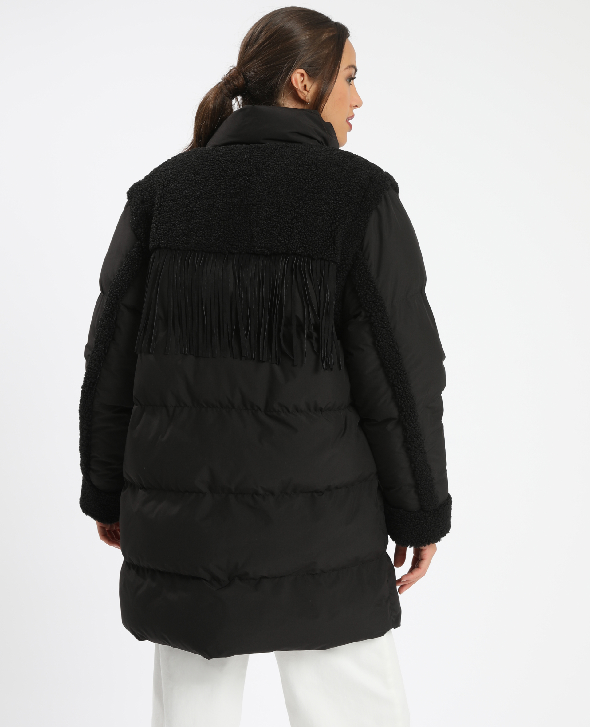 Doudoune longue noir - Pimkie