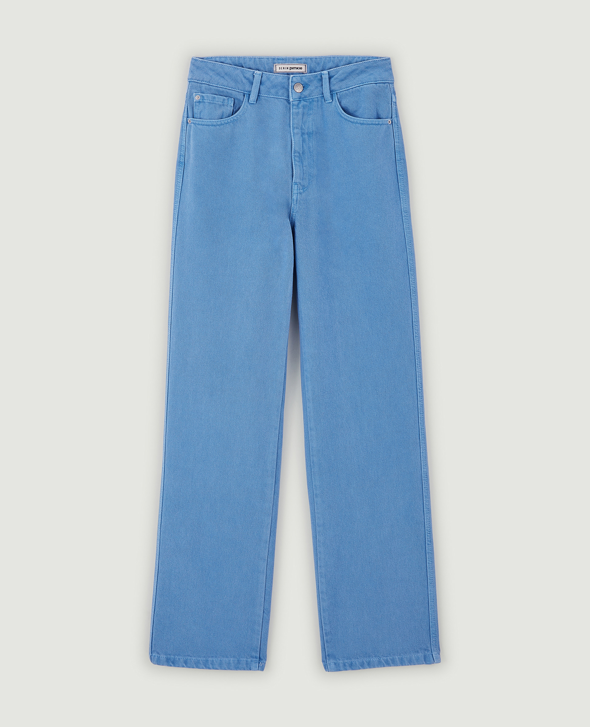 Jean large effet délavé bleu - Pimkie