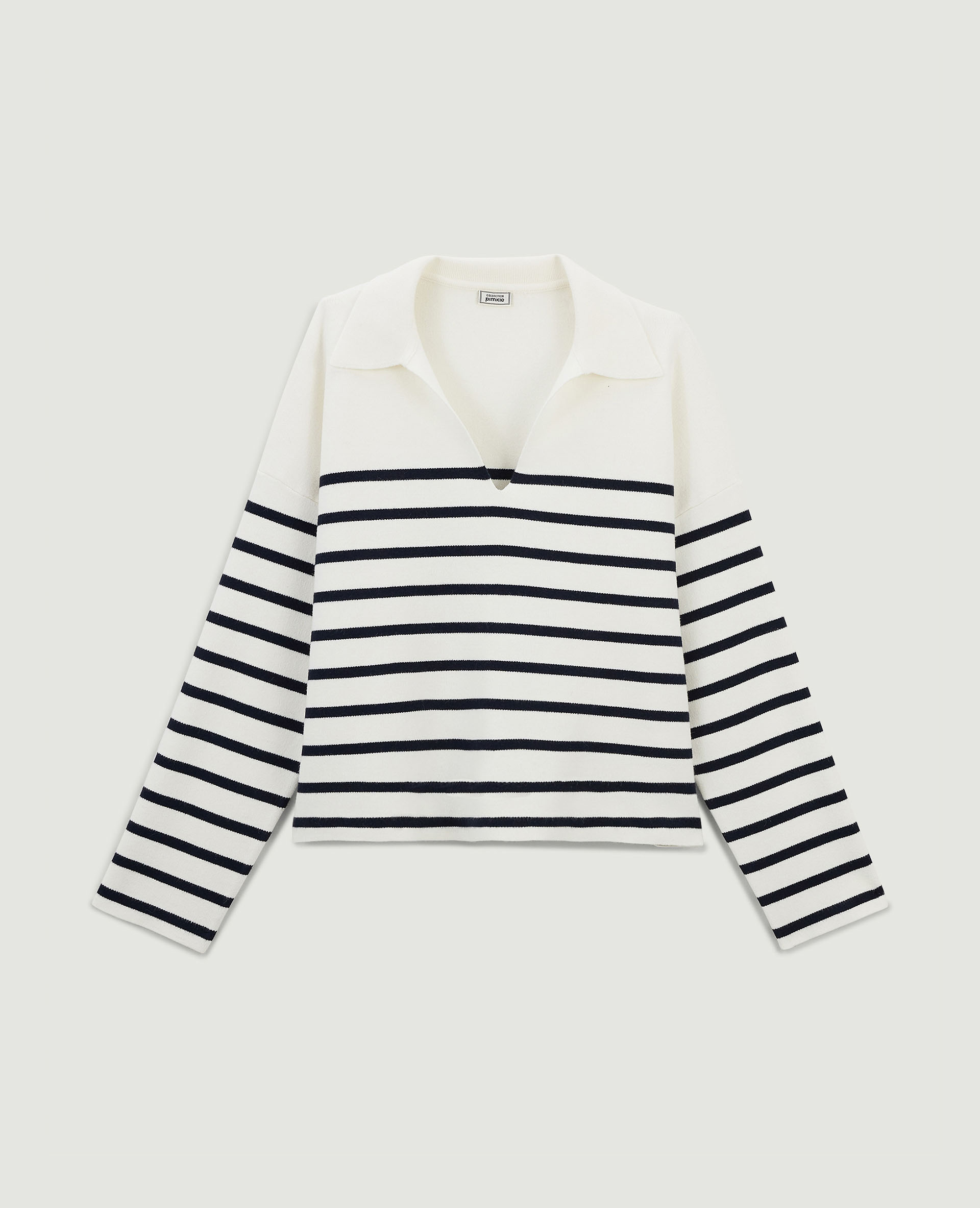 Pull avec col blanc - Pimkie