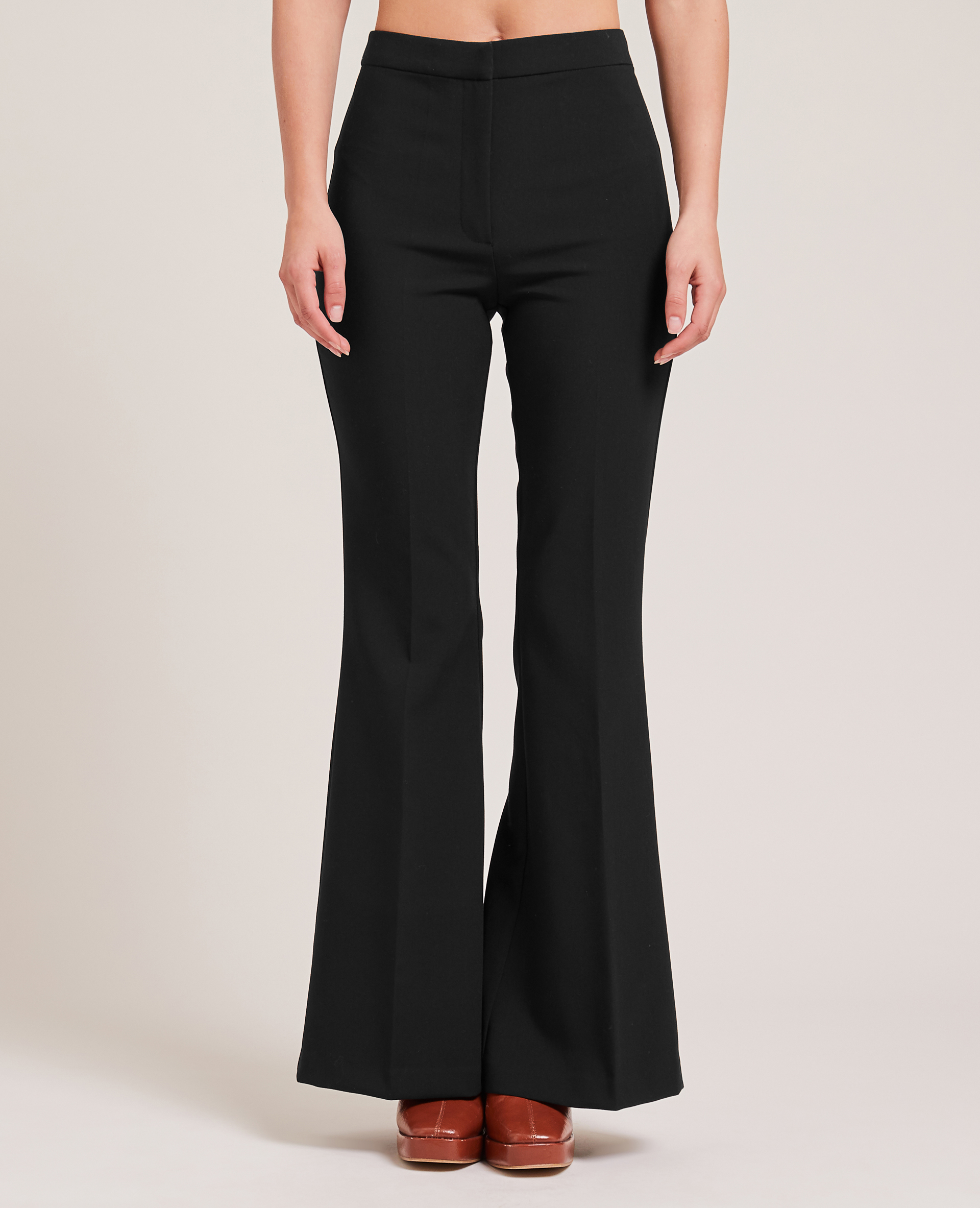 Pantalon flare noir - Pimkie