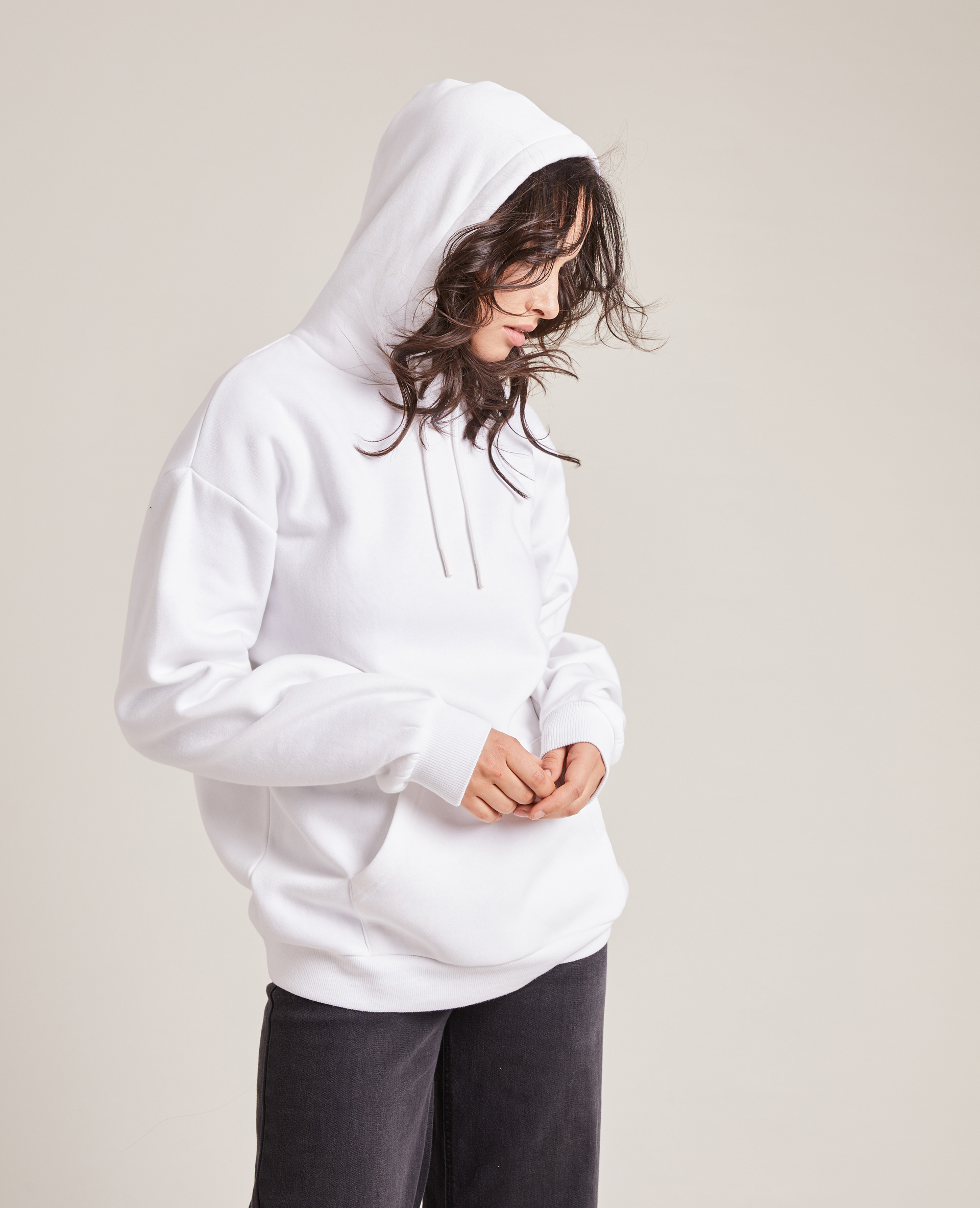 Sweat capuche blanc - Pimkie