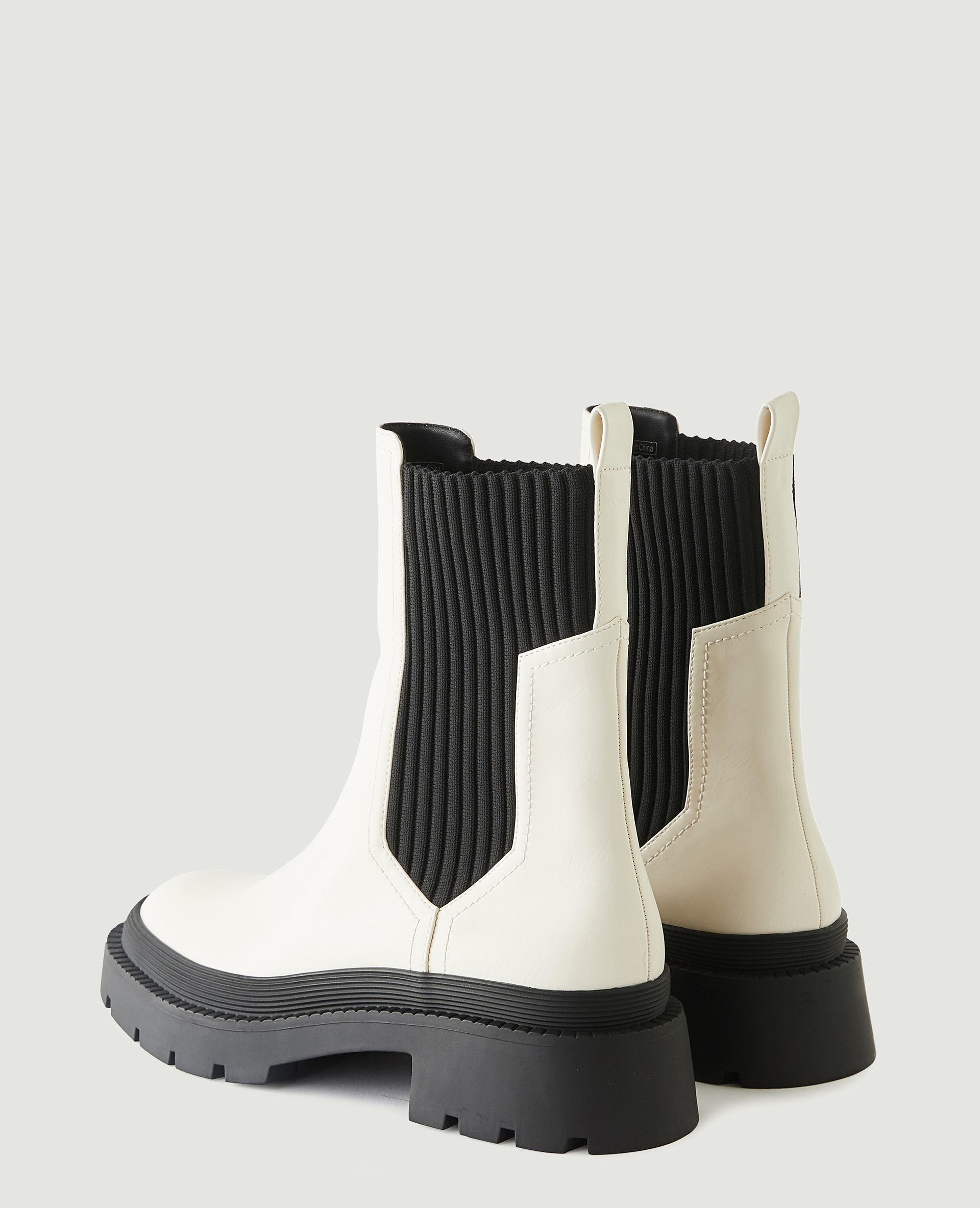 Bottines Chelsea blanc - Pimkie