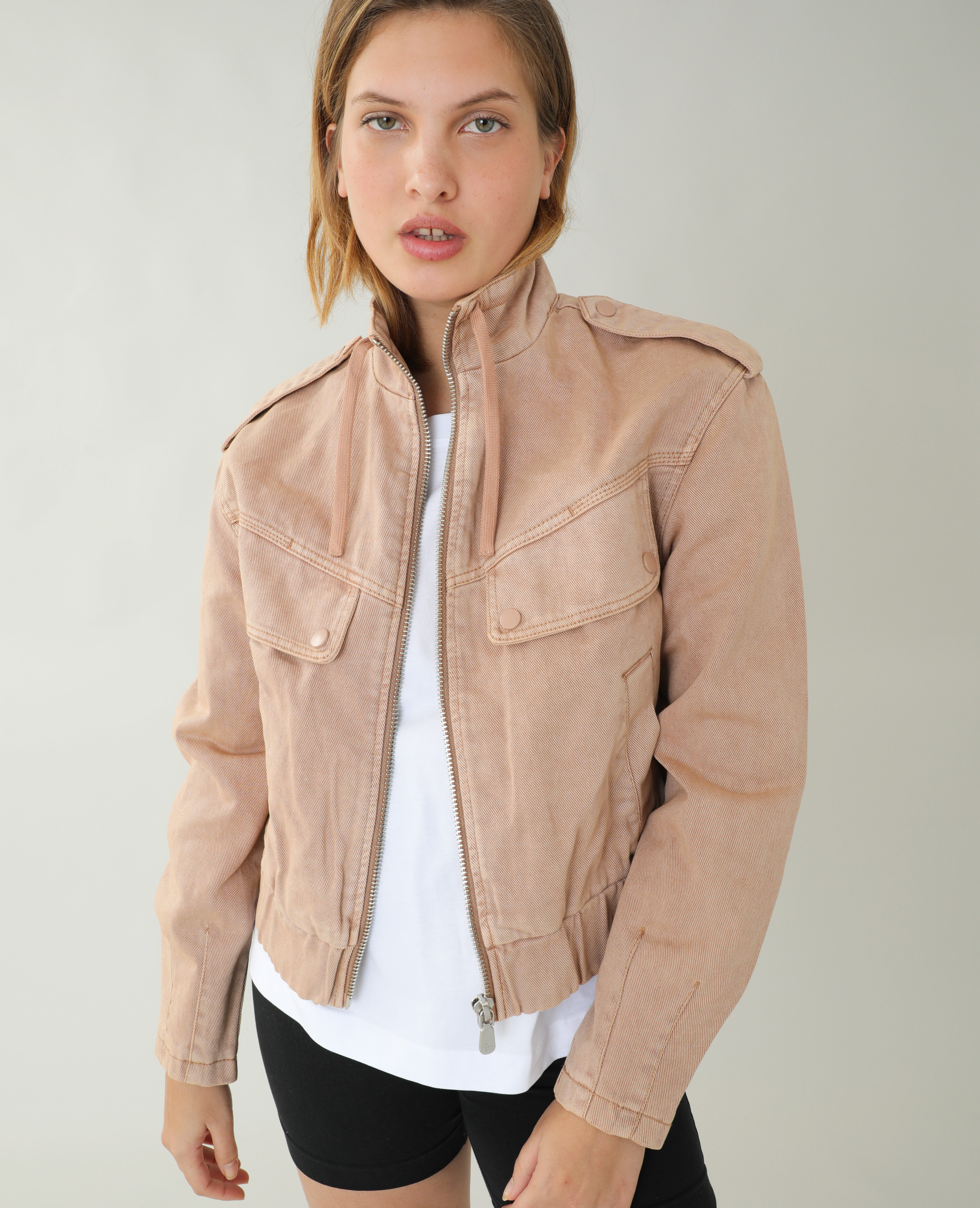 Veste en jean camel discount femme