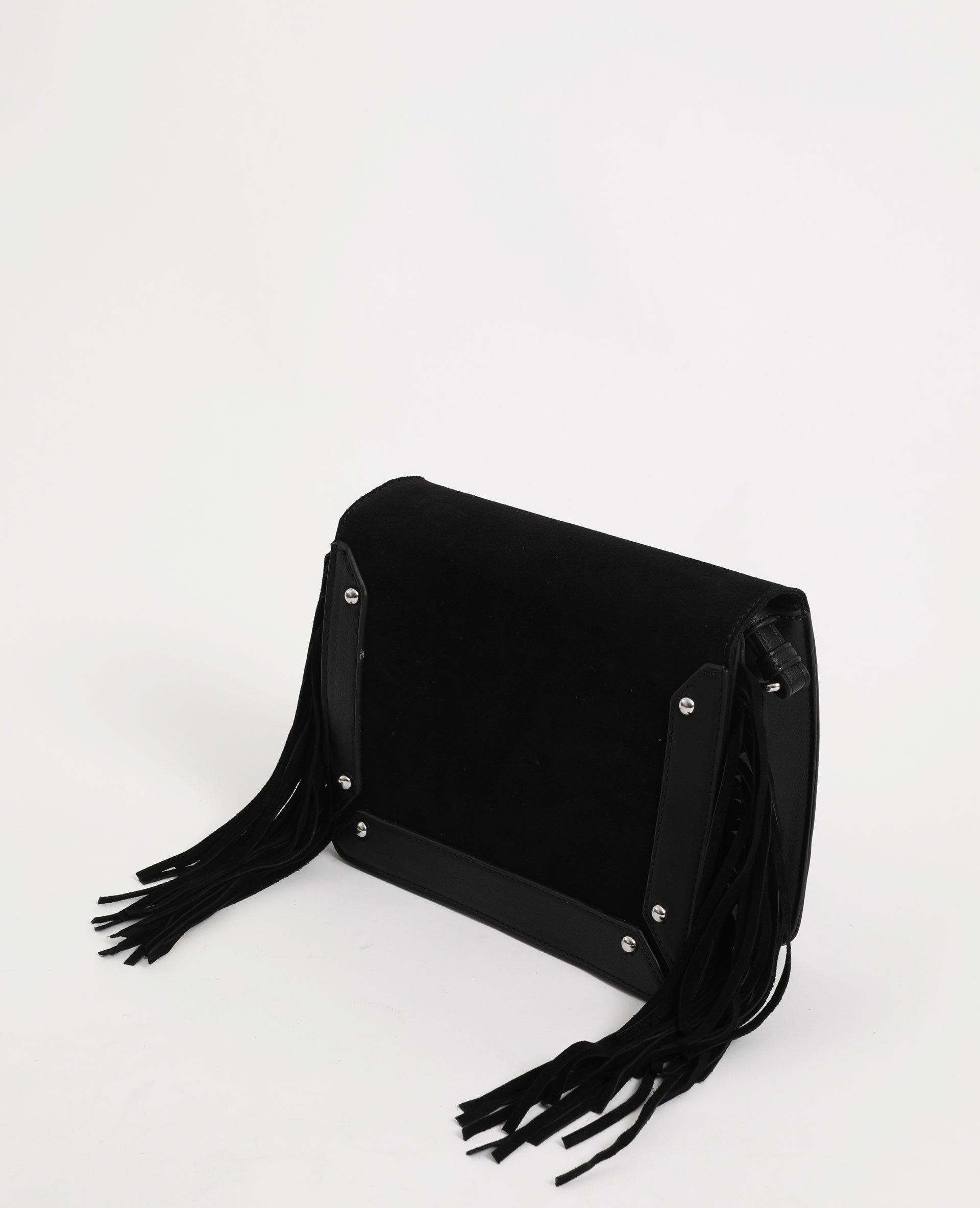Sac a frange noir sales