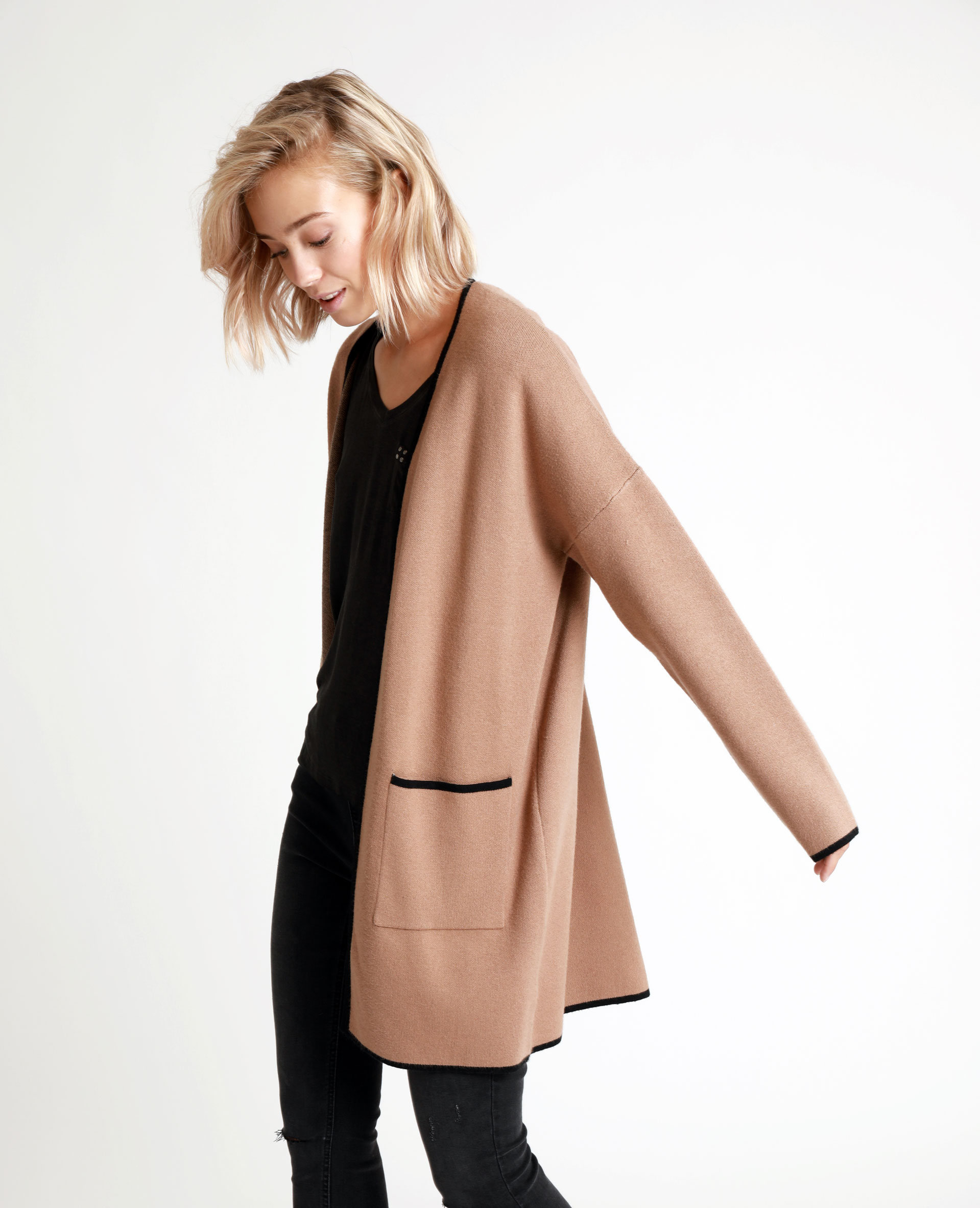 Gilet chaud beige - 407621E17A07 | Pimkie