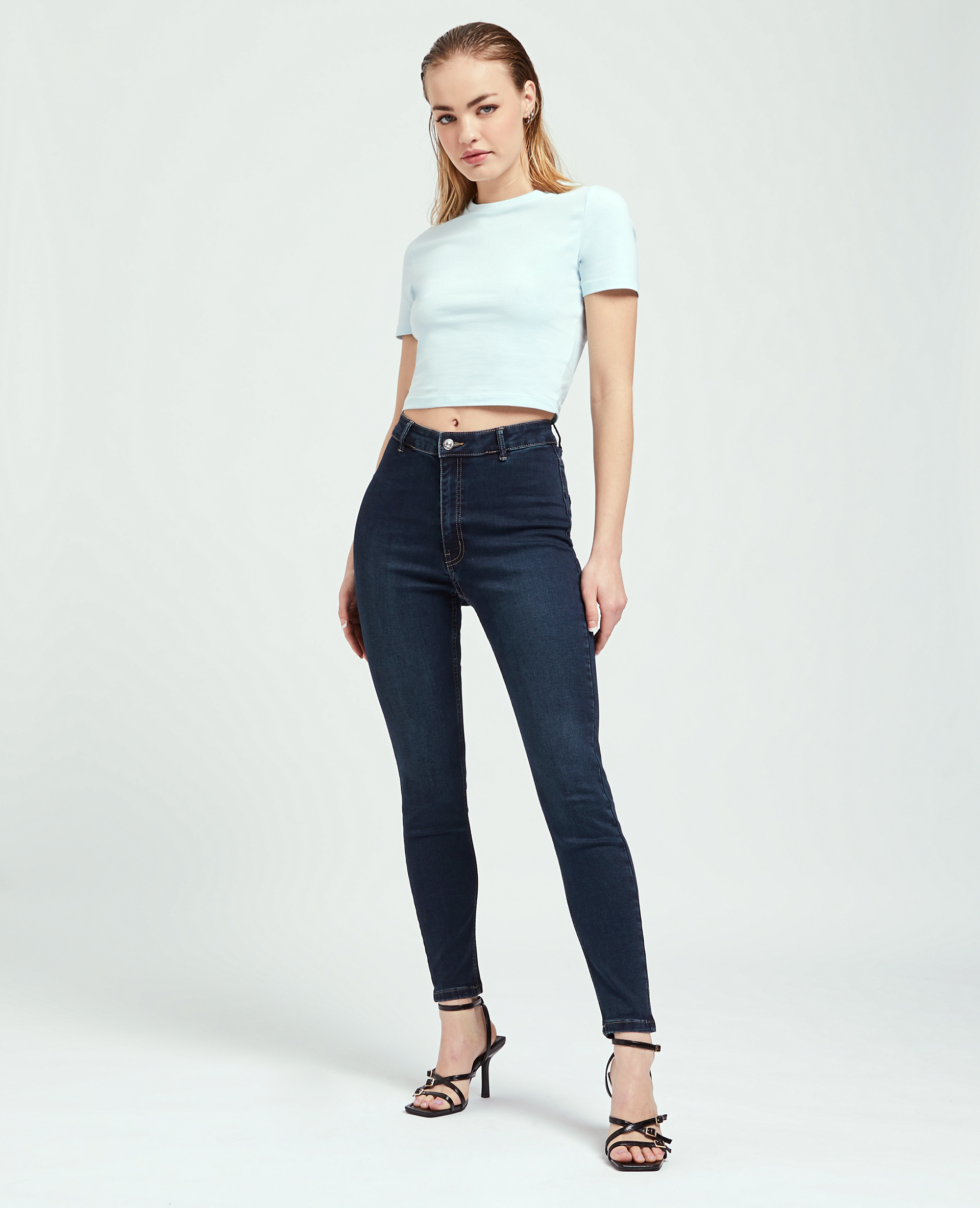 Jean slim bleu brut - Pimkie