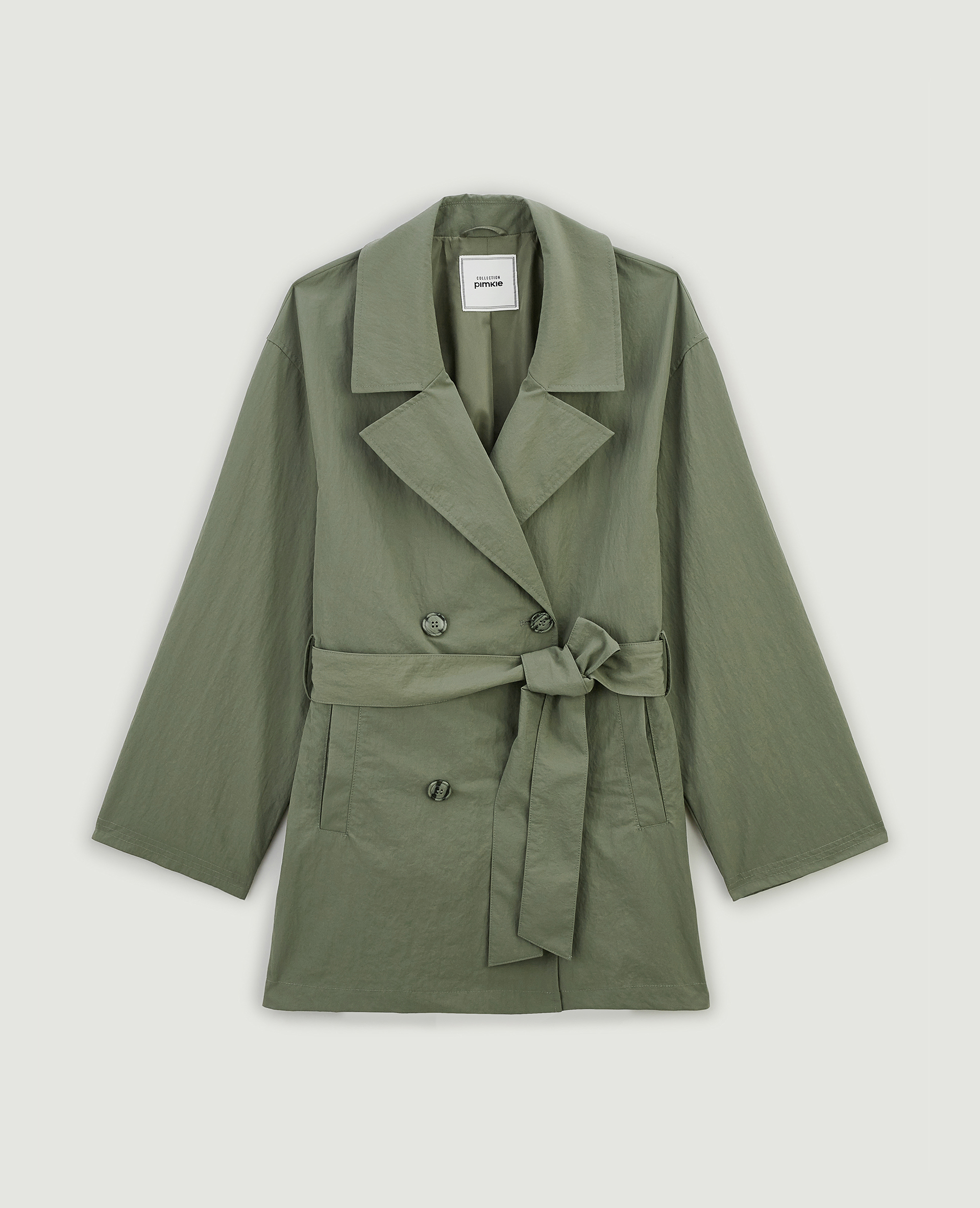 Trench court vert kaki - Pimkie
