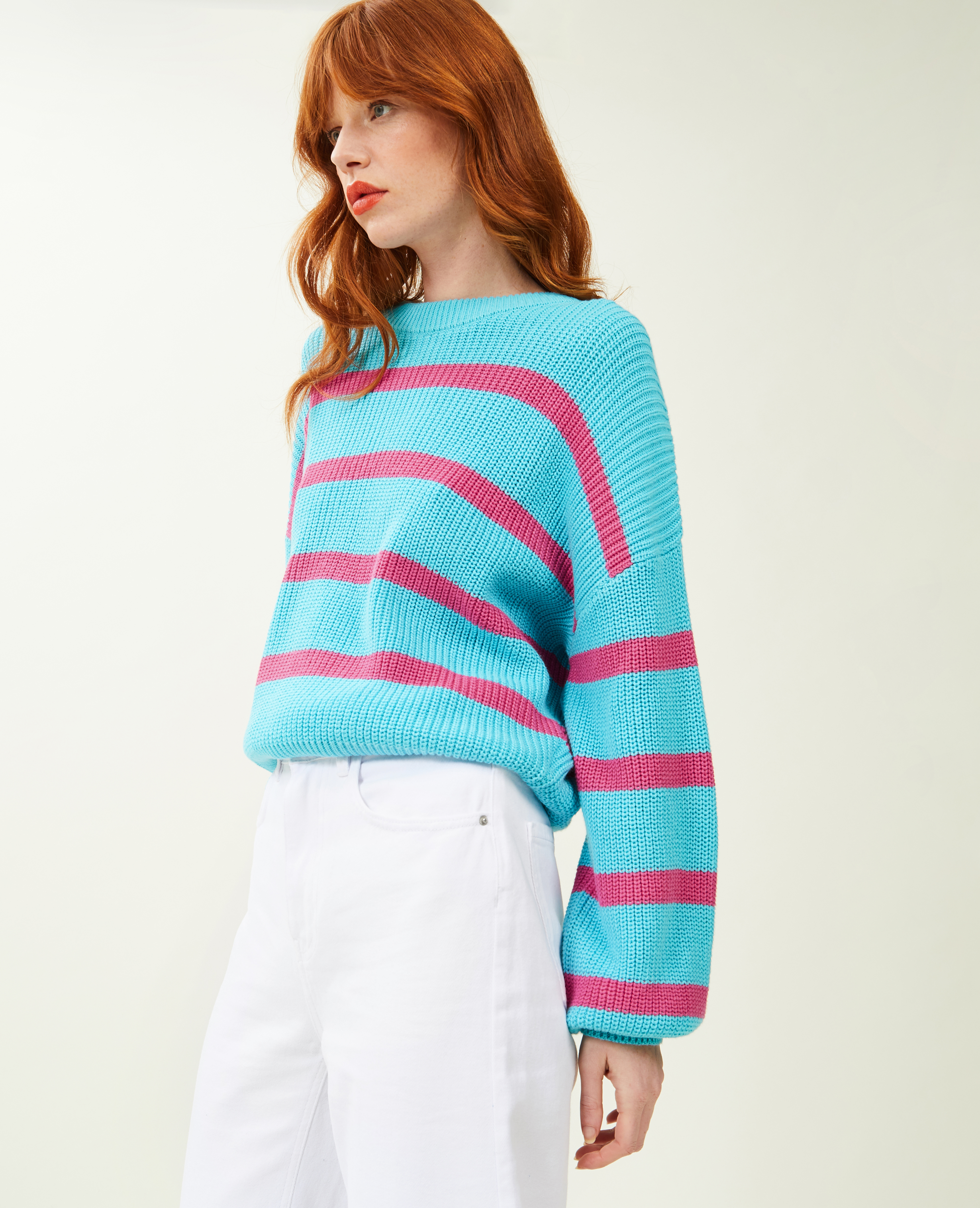 Pull marinière bleu - Pimkie