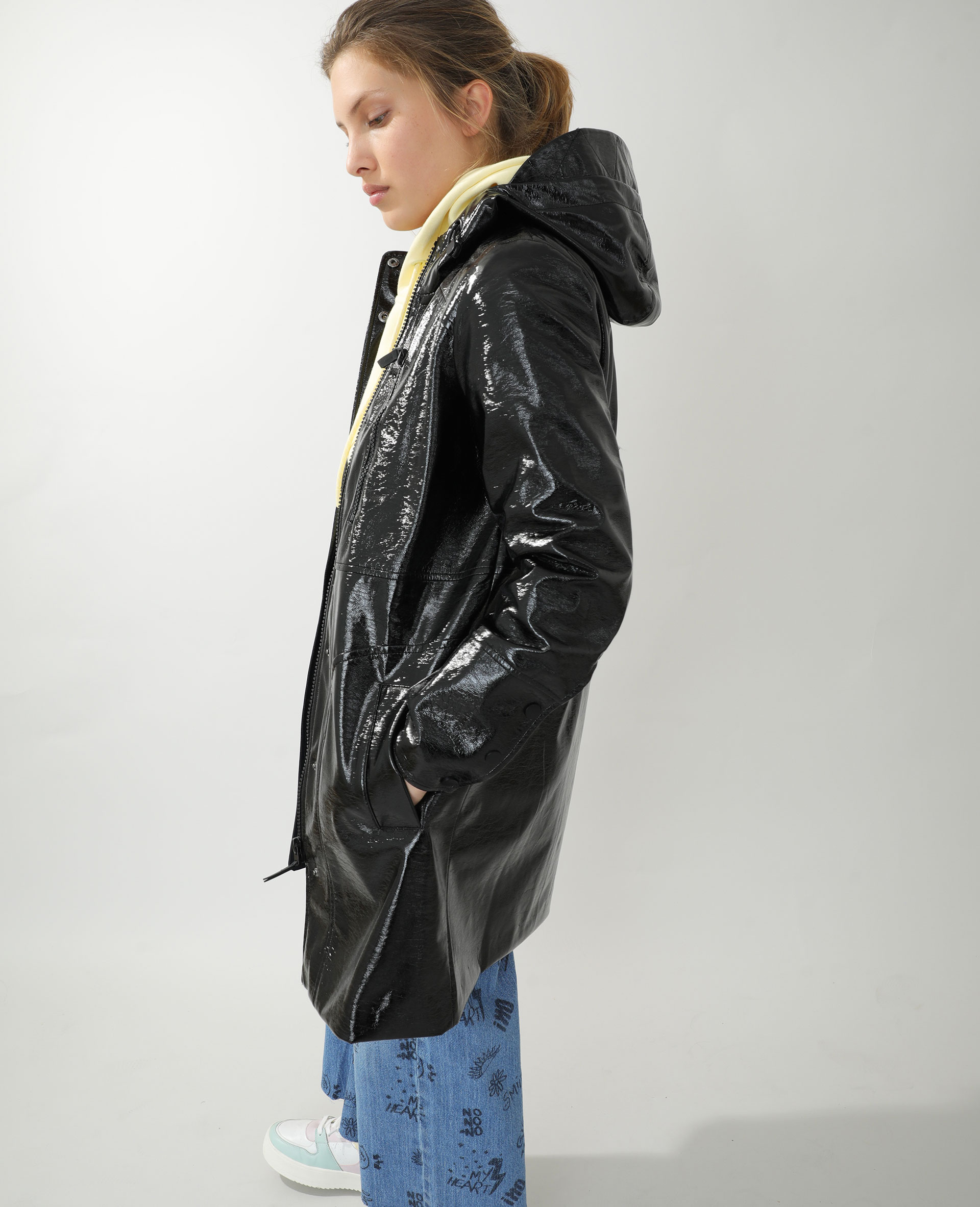 Imperméable ciré noir store