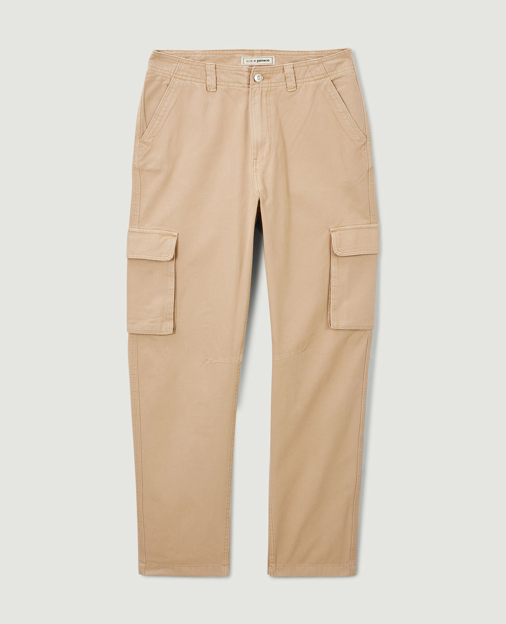 Pantalon droit cargo taille haute blanc - Pimkie