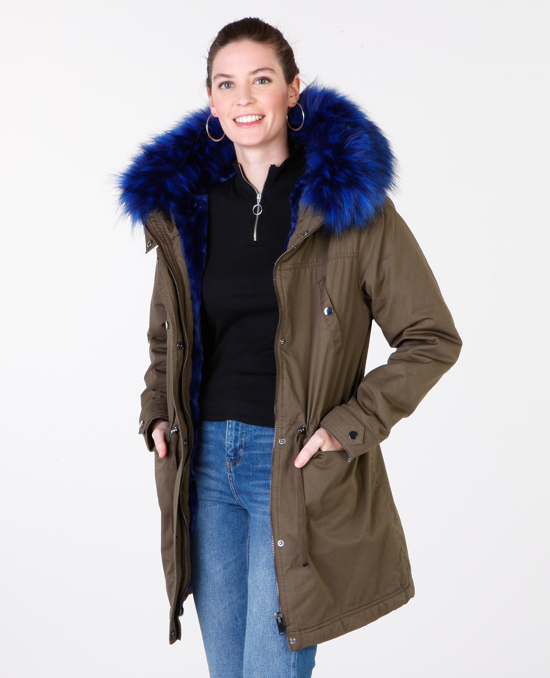 Parka fausse fourrure color e Pimkie