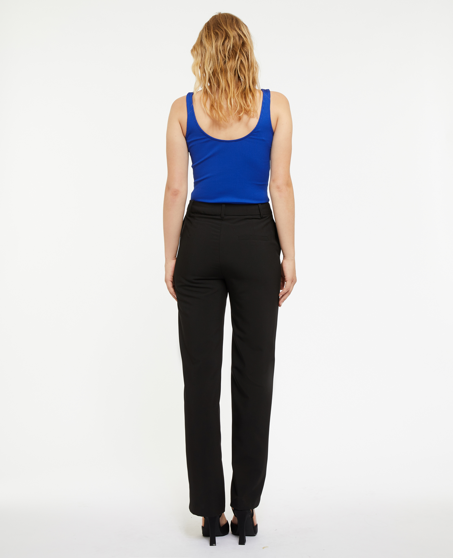 Pantalon de costume droit noir - Pimkie
