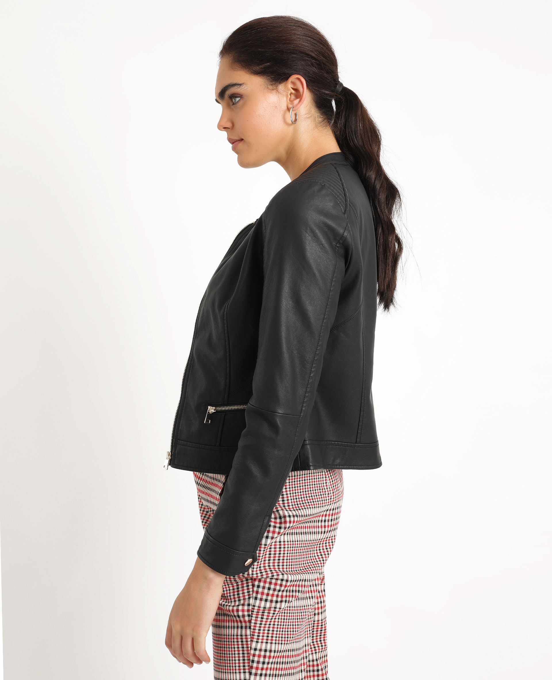 Veste en simili cuir Pimkie