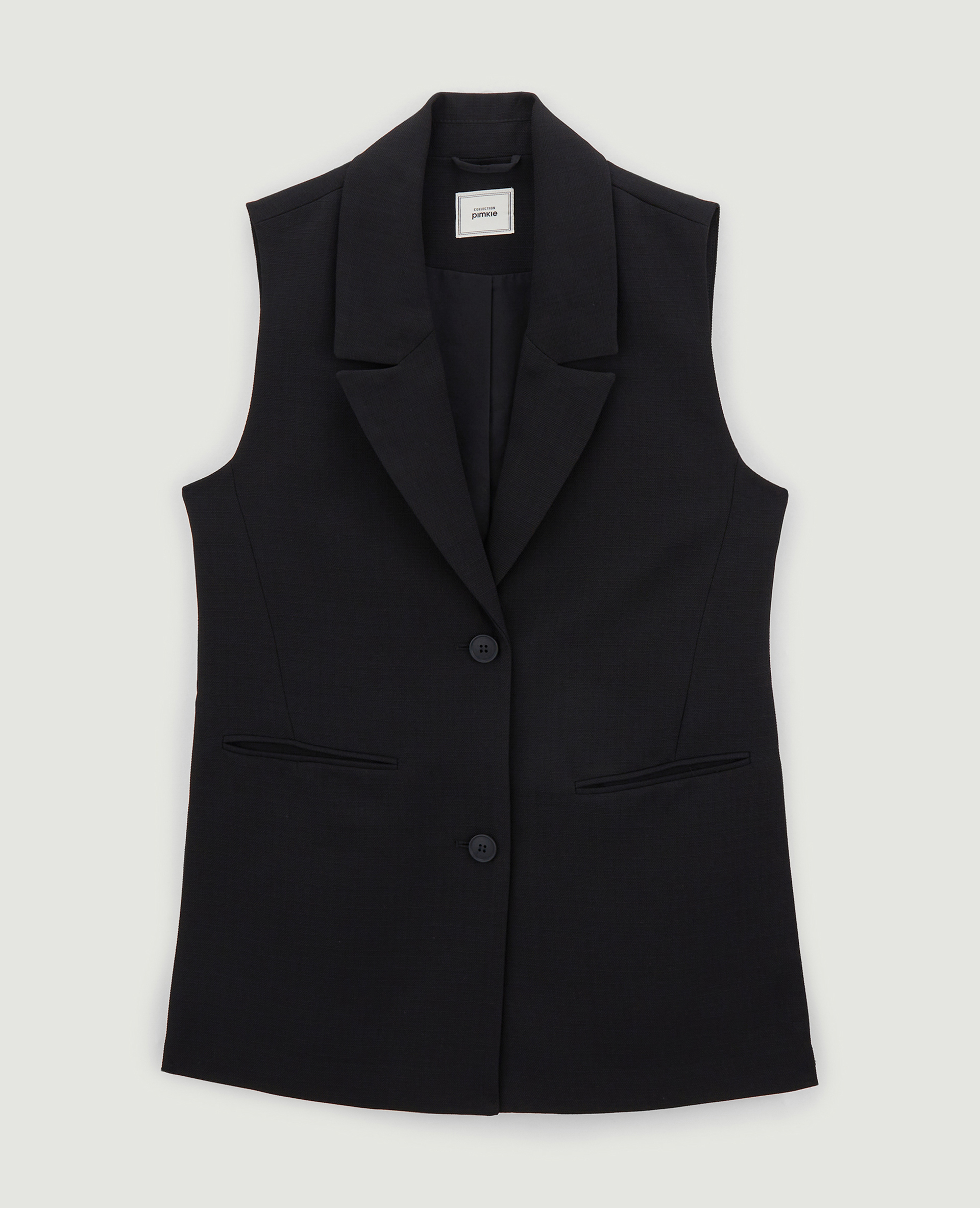 Veste blazer sans manche noir - Pimkie
