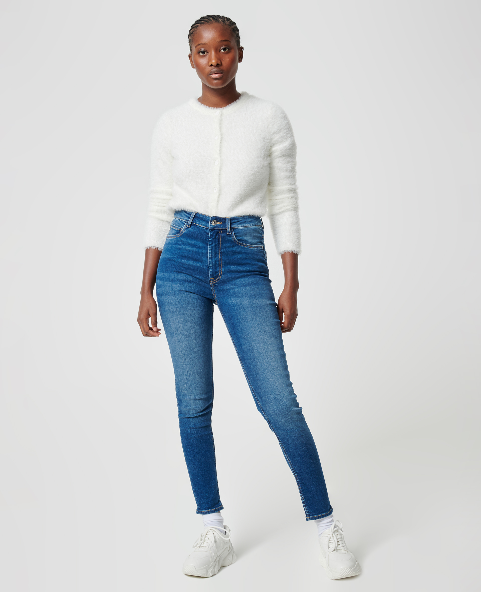 Jean skinny bleu brut - Pimkie