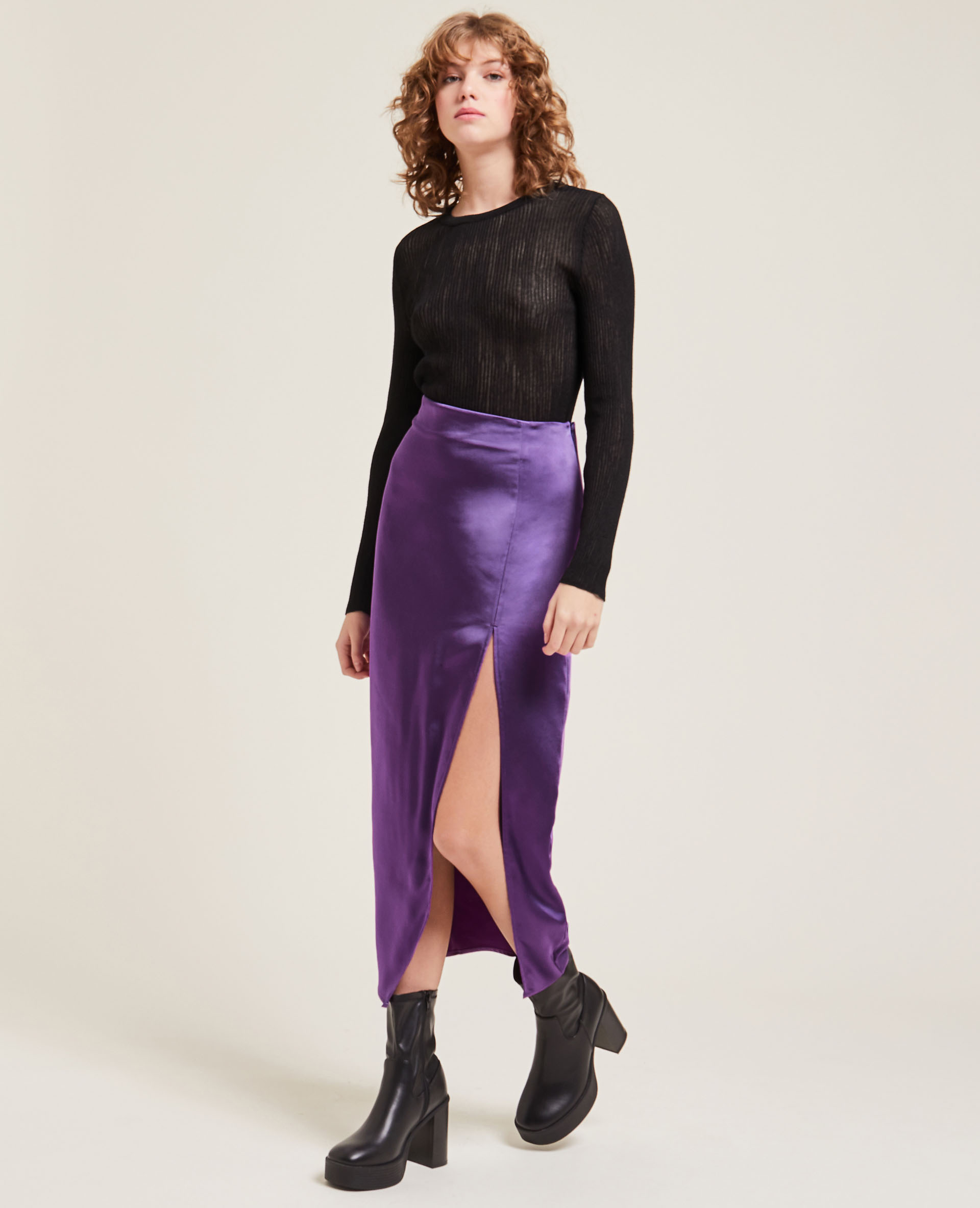 Jupe fendue discount