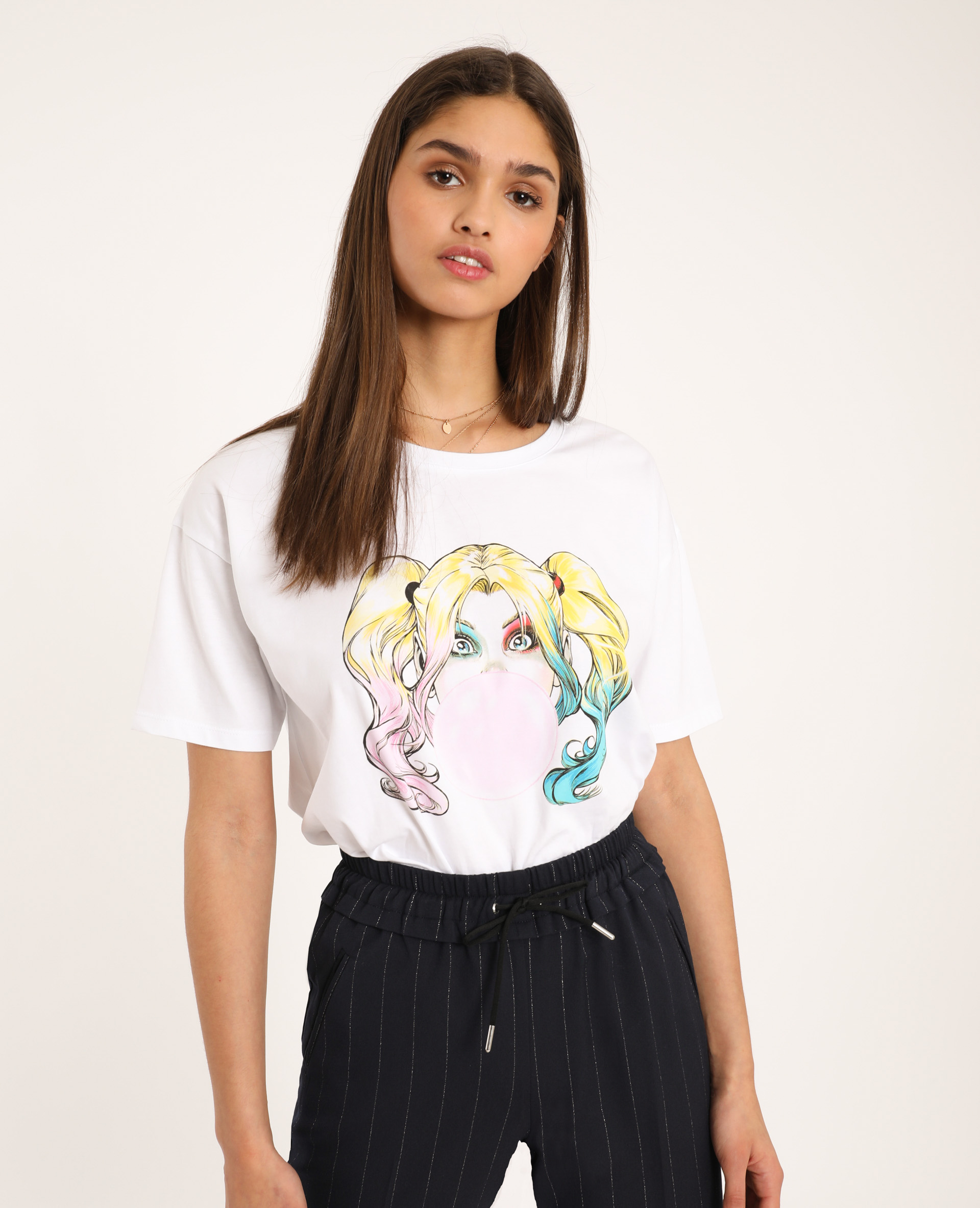 t shirt harley quinn femme
