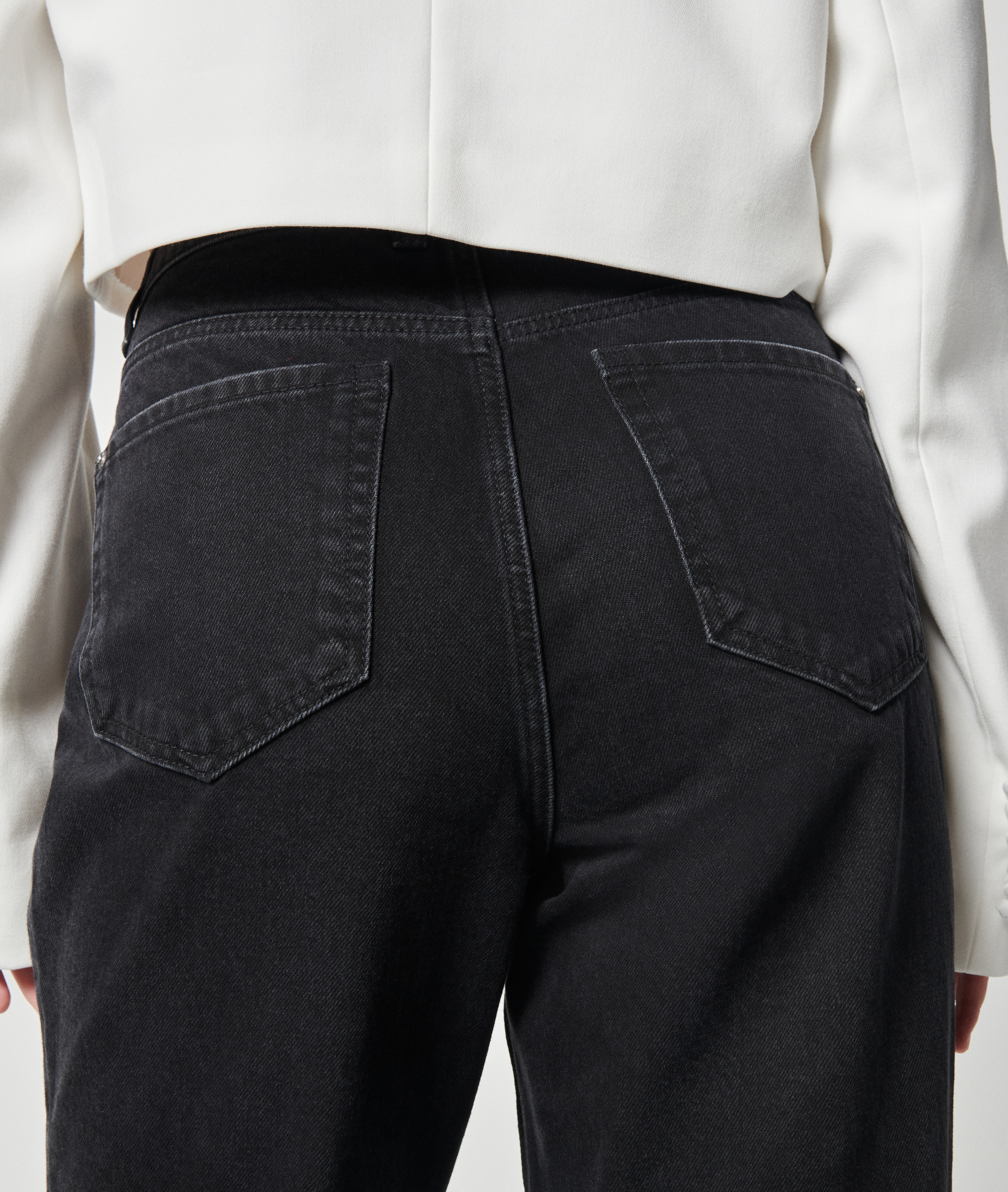 Jean mom taille haute noir - Pimkie